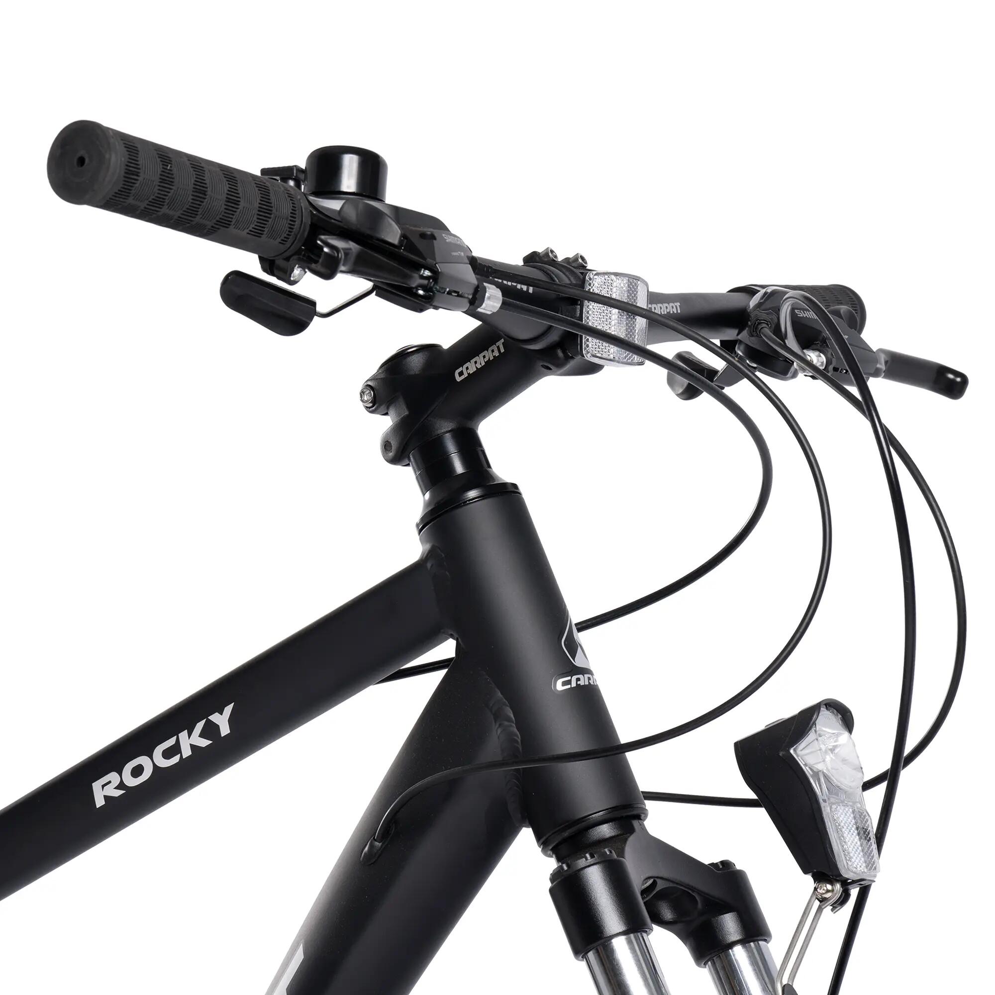 Bicicletă MTB cu suspensie integrala Rocky 21v Negru/Gri 4/9