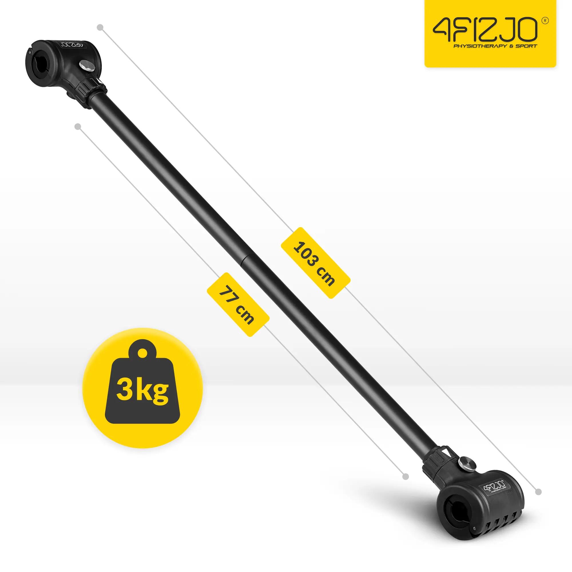 Adaptor reconversie gantere în halteră dreaptă 4FIZJO 5/15