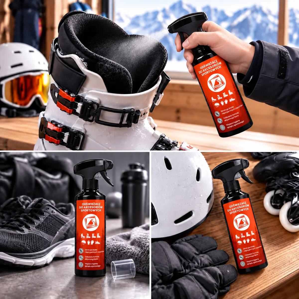 Odświeżacz do butów i akcesoriów sportowych SnowSport 300 ml 4/6