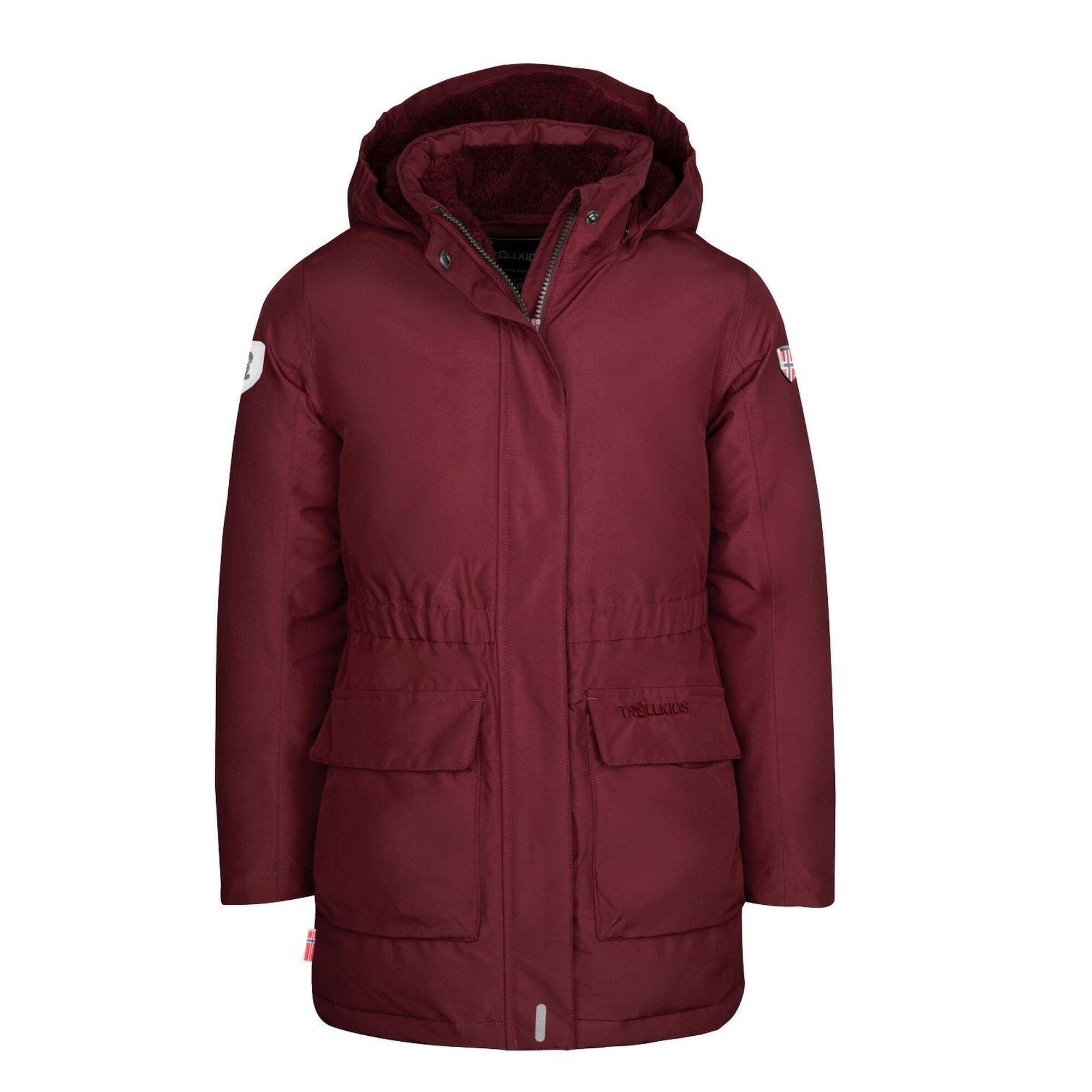 Alesund coat for girls brown