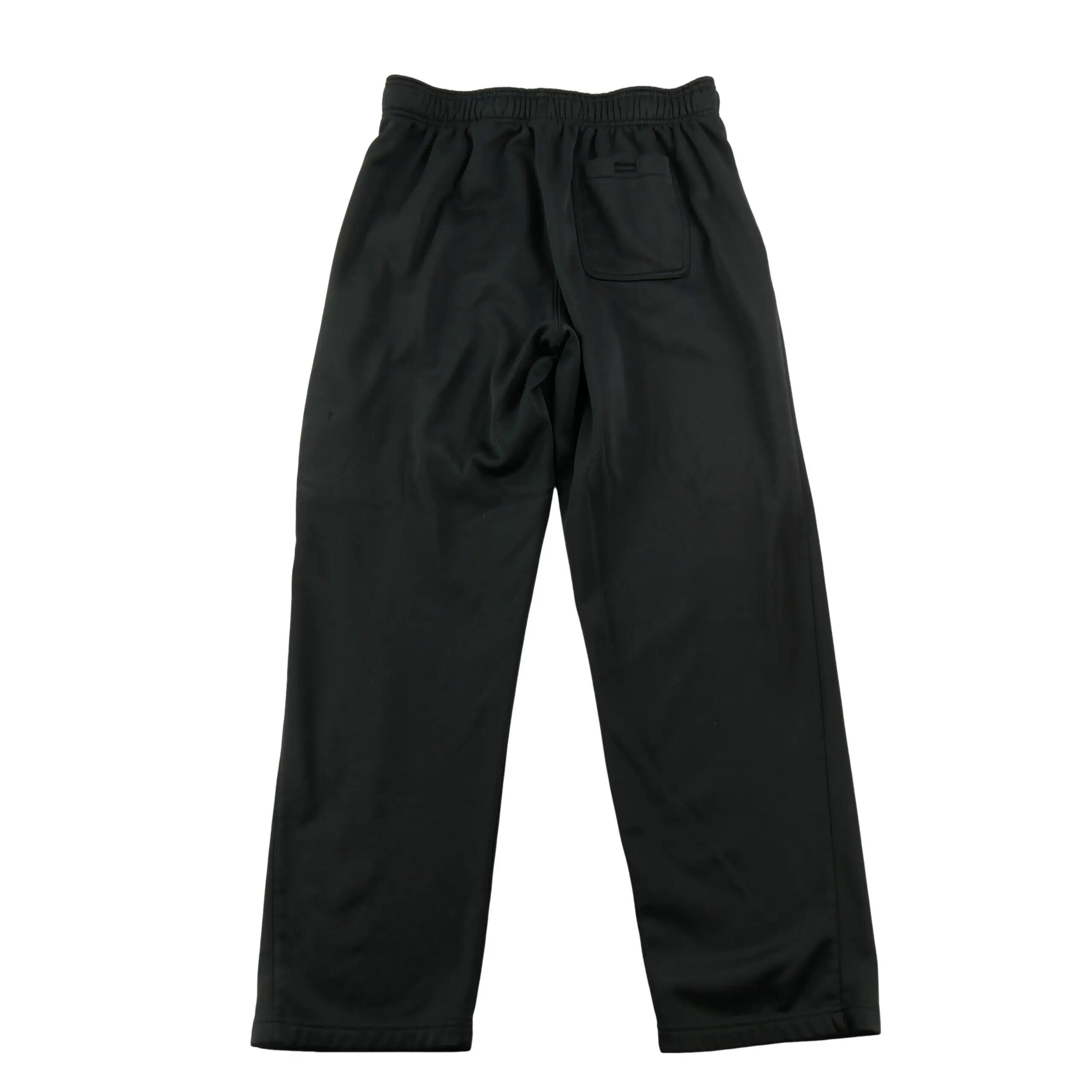 Heren joggingbroek met ritszak op het dijbeen zwart 2/7