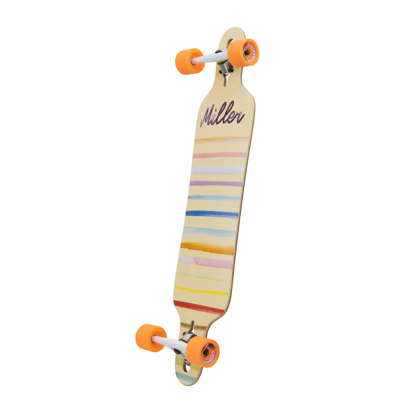 Longboard Erwachsene Drop Through 38" x 8,76" – Miller Summer 6/6