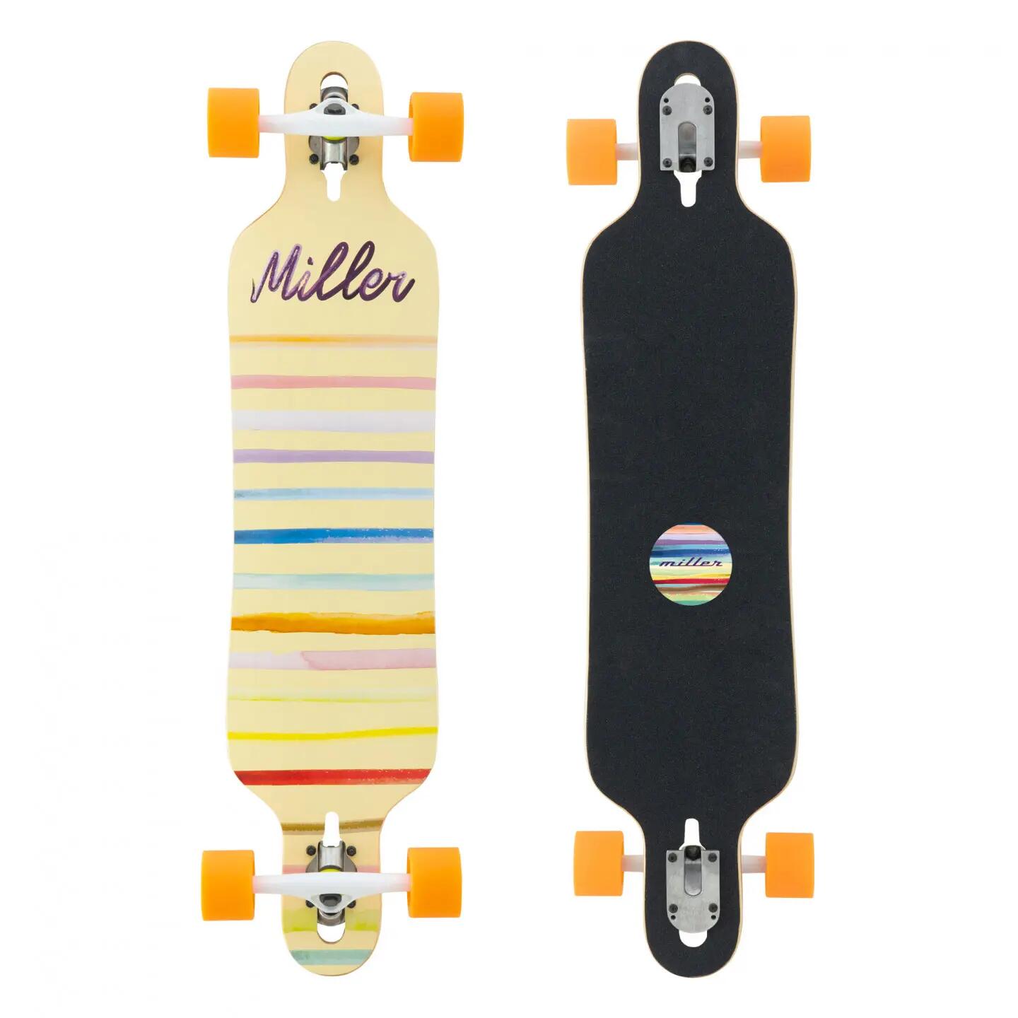 Longboard Erwachsene Drop Through 38" x 8,76" – Miller Summer 3/6