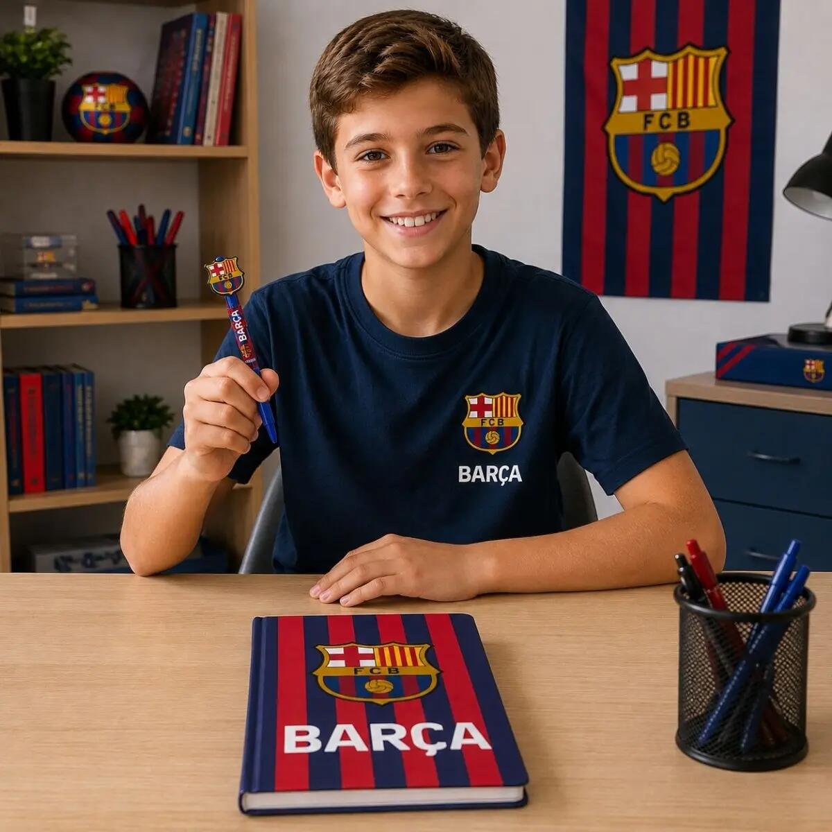 FC Barcelona zestaw notes z długopisem Barca wielokolorowa 5/5