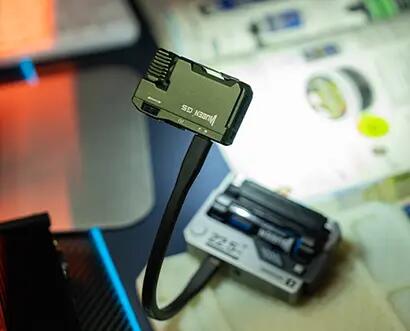 Wandern – Taschenlampe Gelb, RGB, USB-C, 400 lm – WUBEN G5 10/15