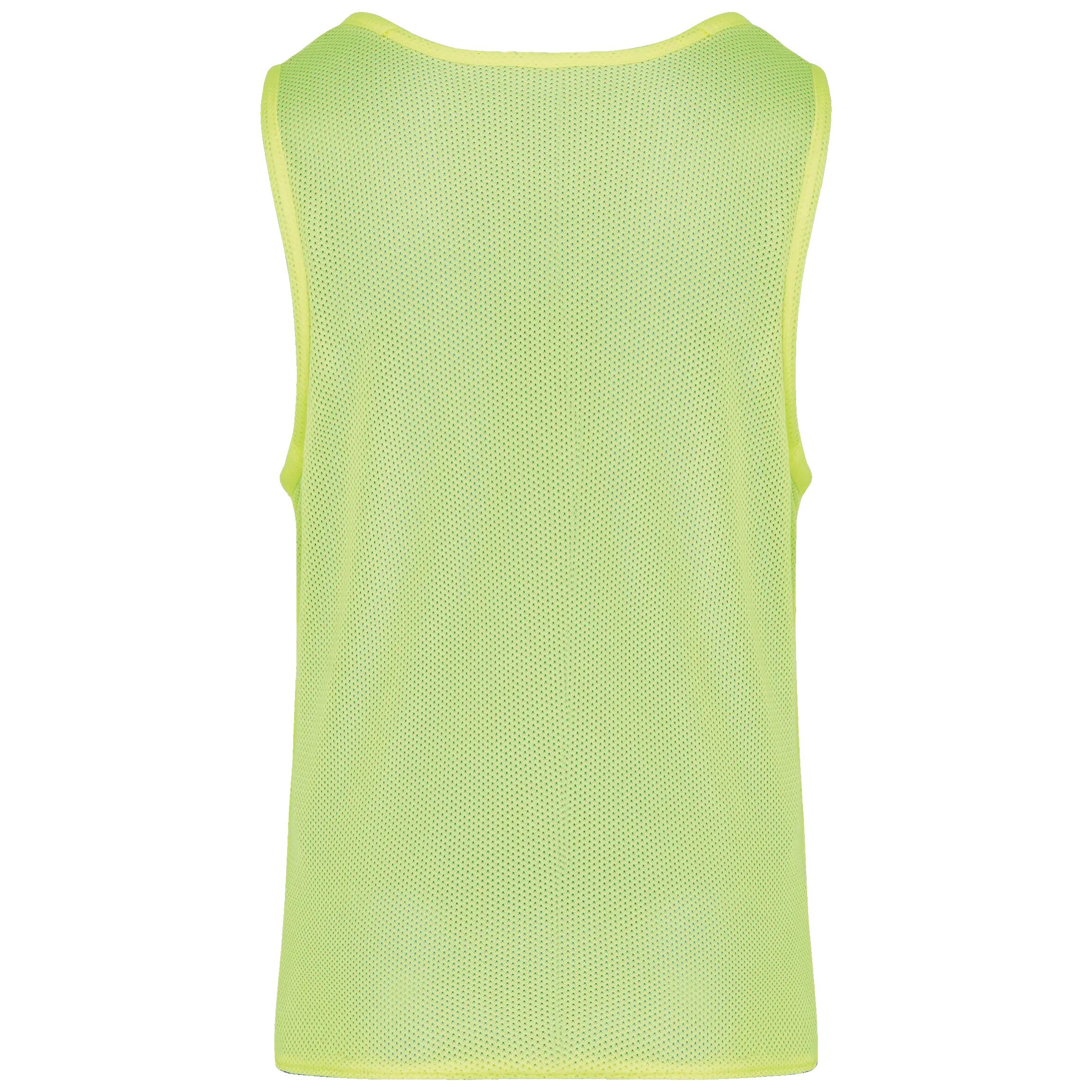 Chasuble réversible multisports enfant - Fluo yellow/royal blue - 6/10 ans 3/3