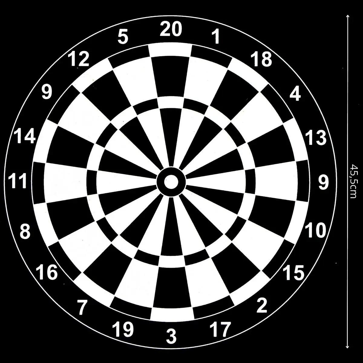 Dart sizalowy 45cm Classic 6/9