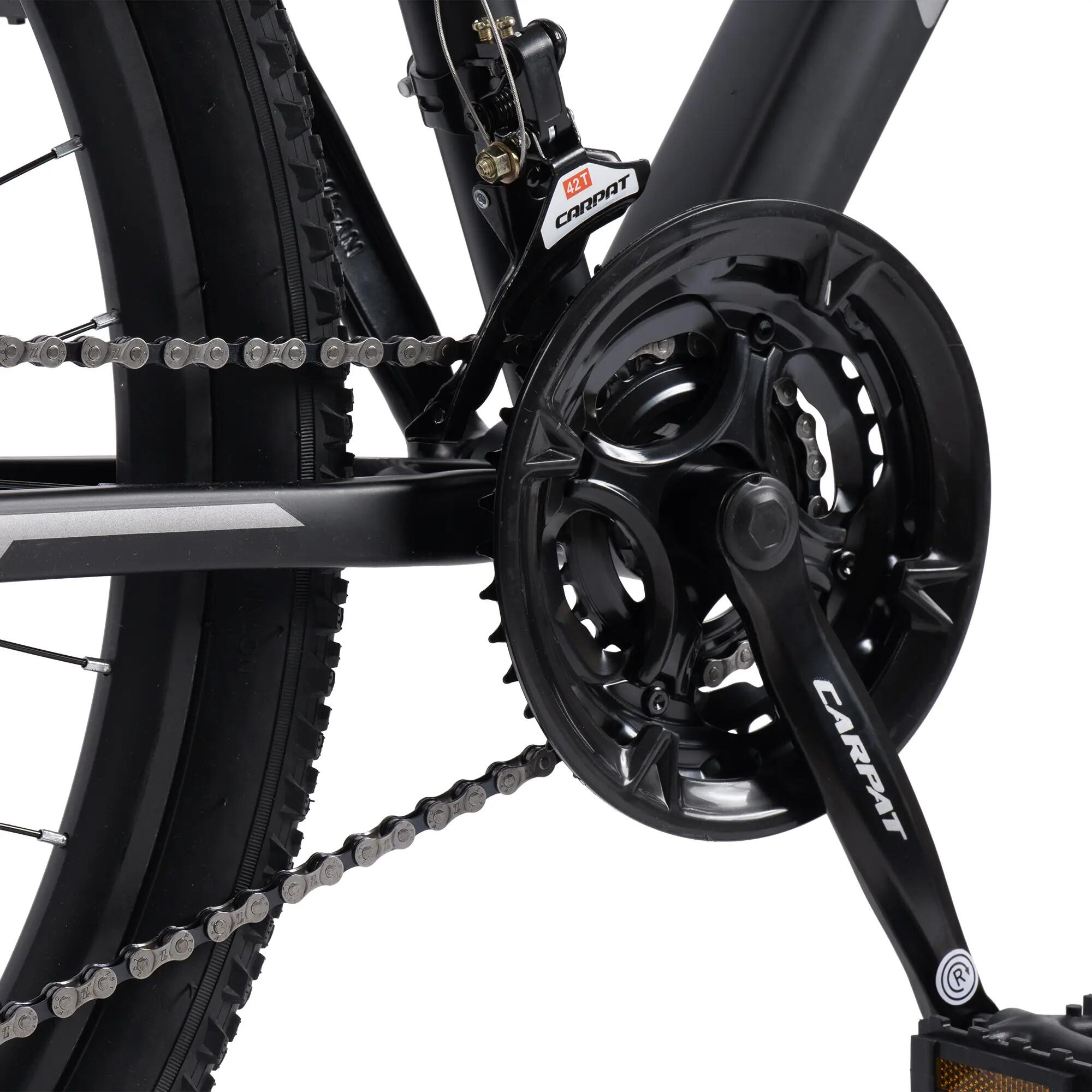 Bicicletă MTB cu suspensie integrala Spartan 21v Negru/Gri 8/9