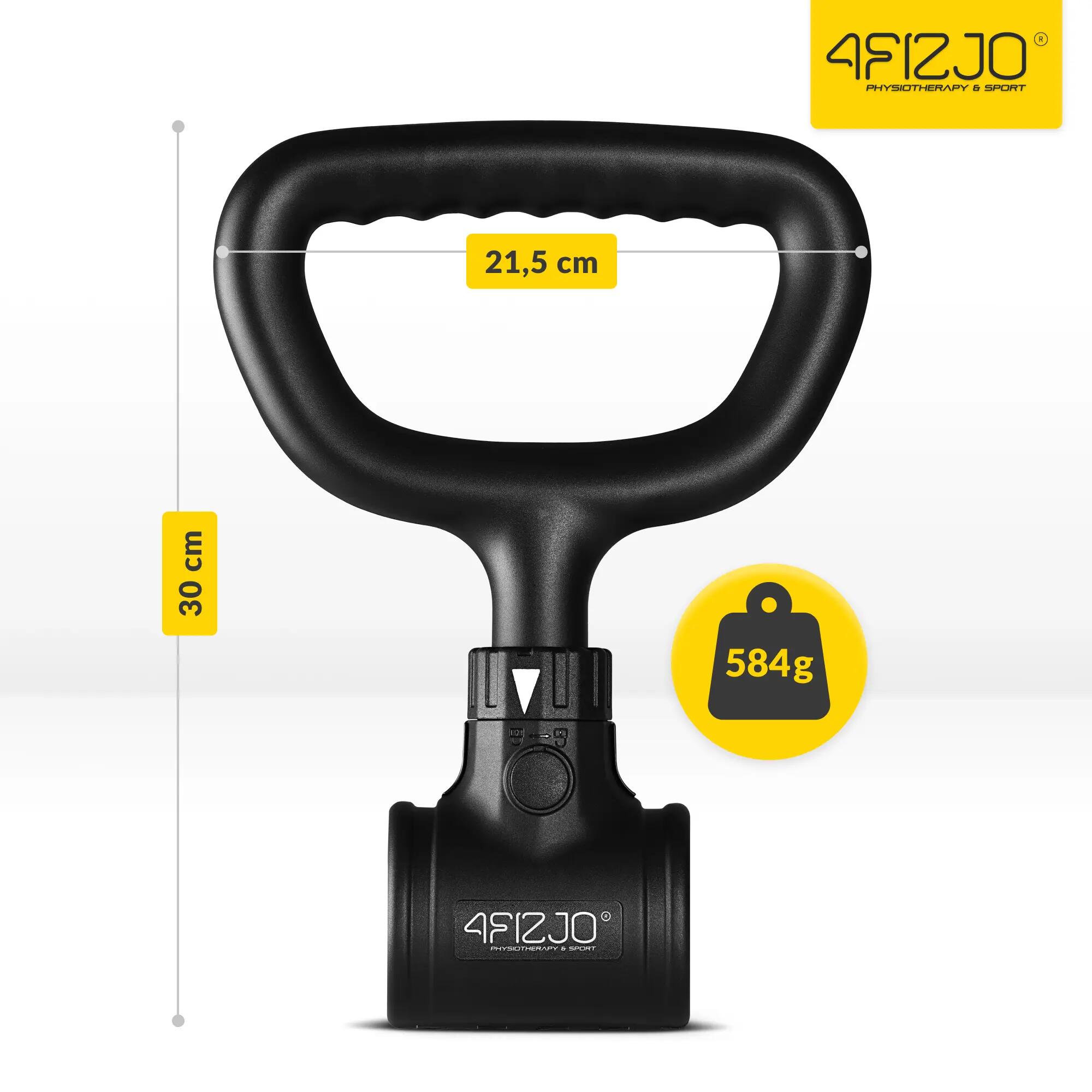 Adaptor mâner Kettlebell cu clemă pentru gantere 4FIZJO 6/13