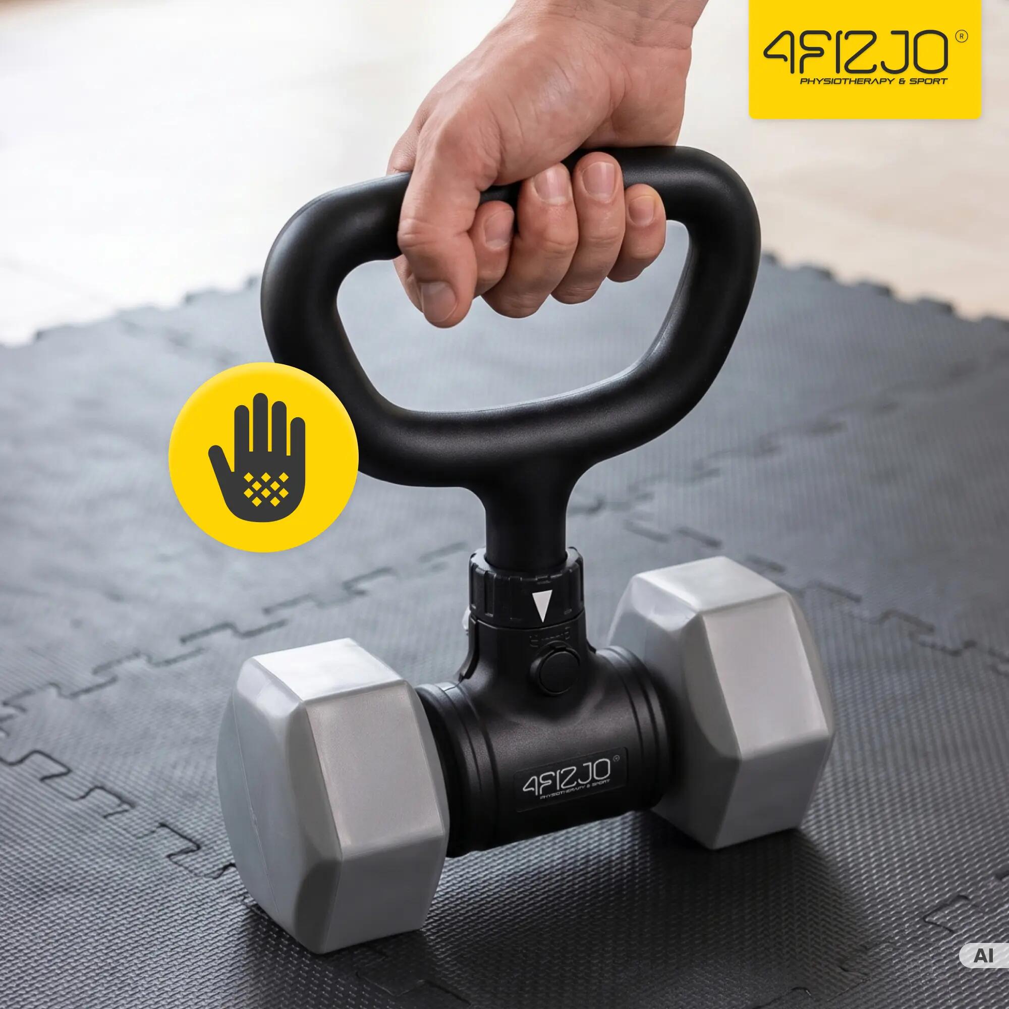 Adaptor mâner Kettlebell cu clemă pentru gantere 4FIZJO 4/13