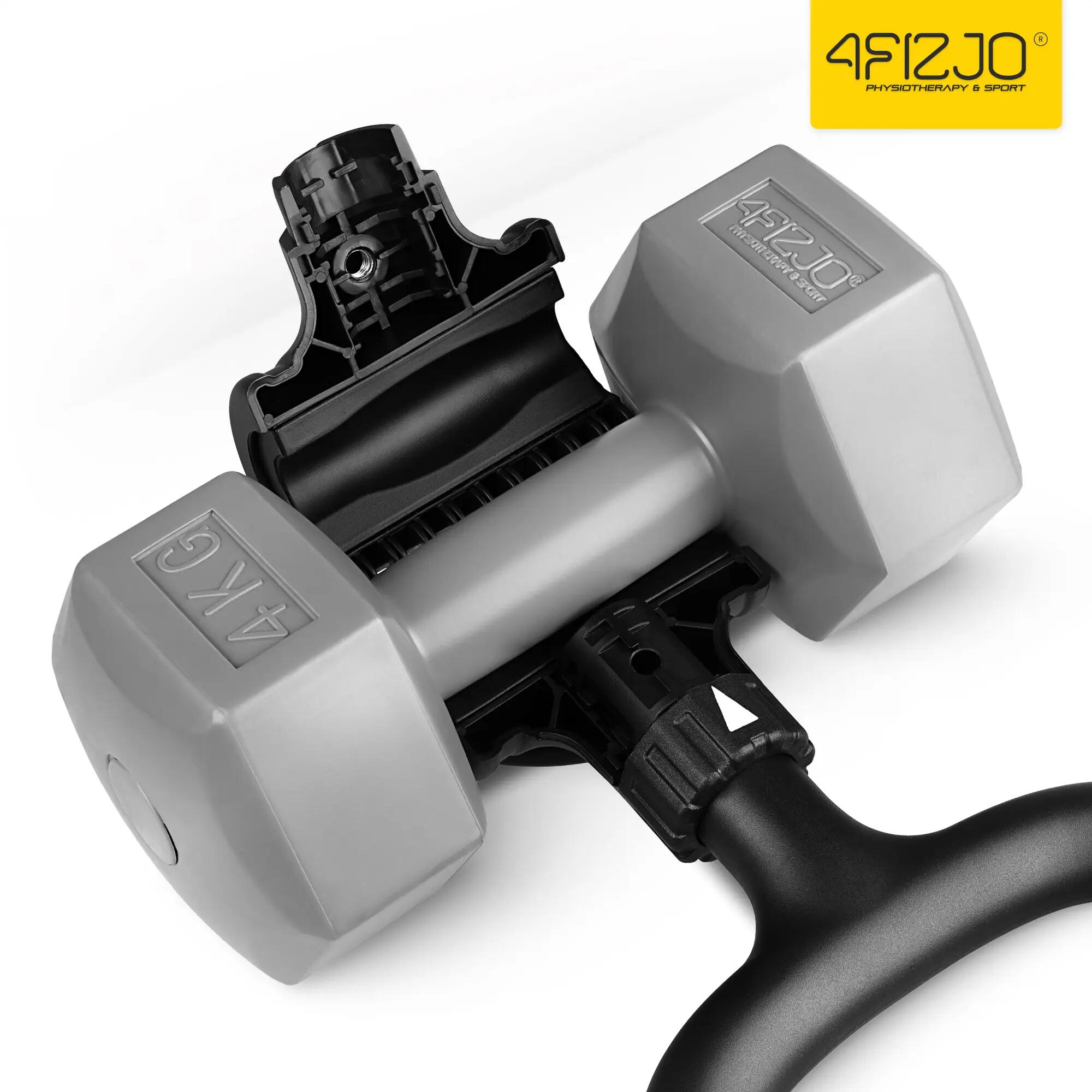 Adaptor mâner Kettlebell cu clemă pentru gantere 4FIZJO 10/13