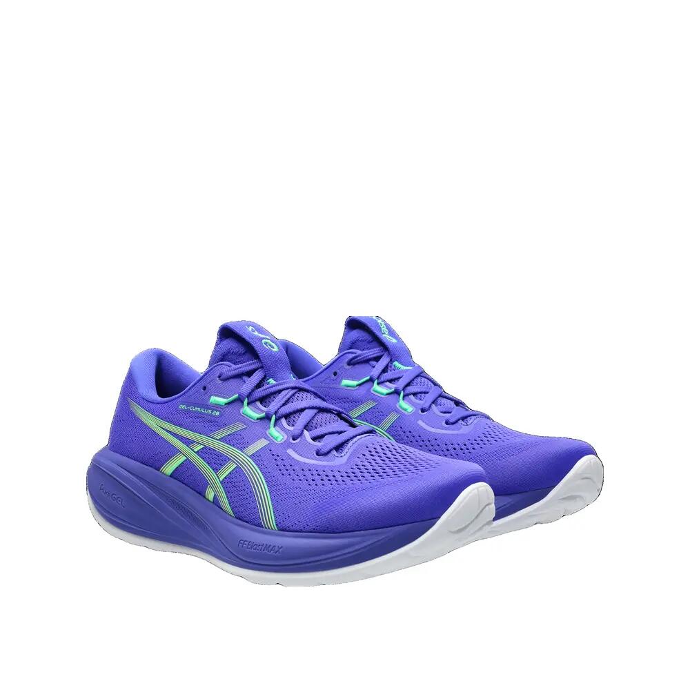 ASICS Gel-Cumulus 28 Running Shoes Cobalt Blue/Illuminating Green 5/6