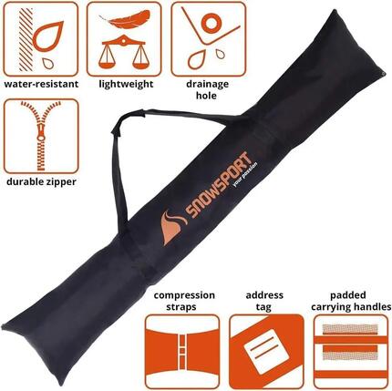 Pokrowiec na narty Snowsport SuperPro 5in1