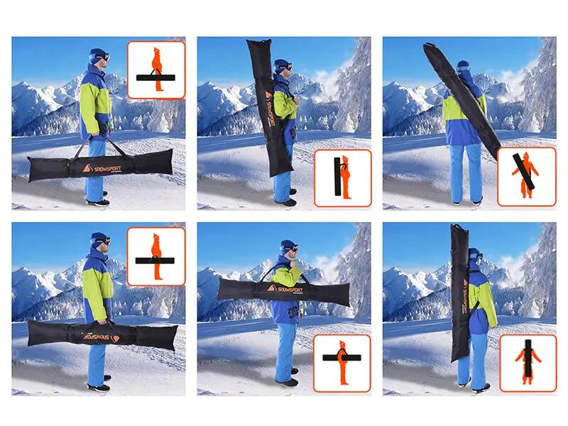 Pokrowiec na narty Snowsport SuperPro 5in1 2/6