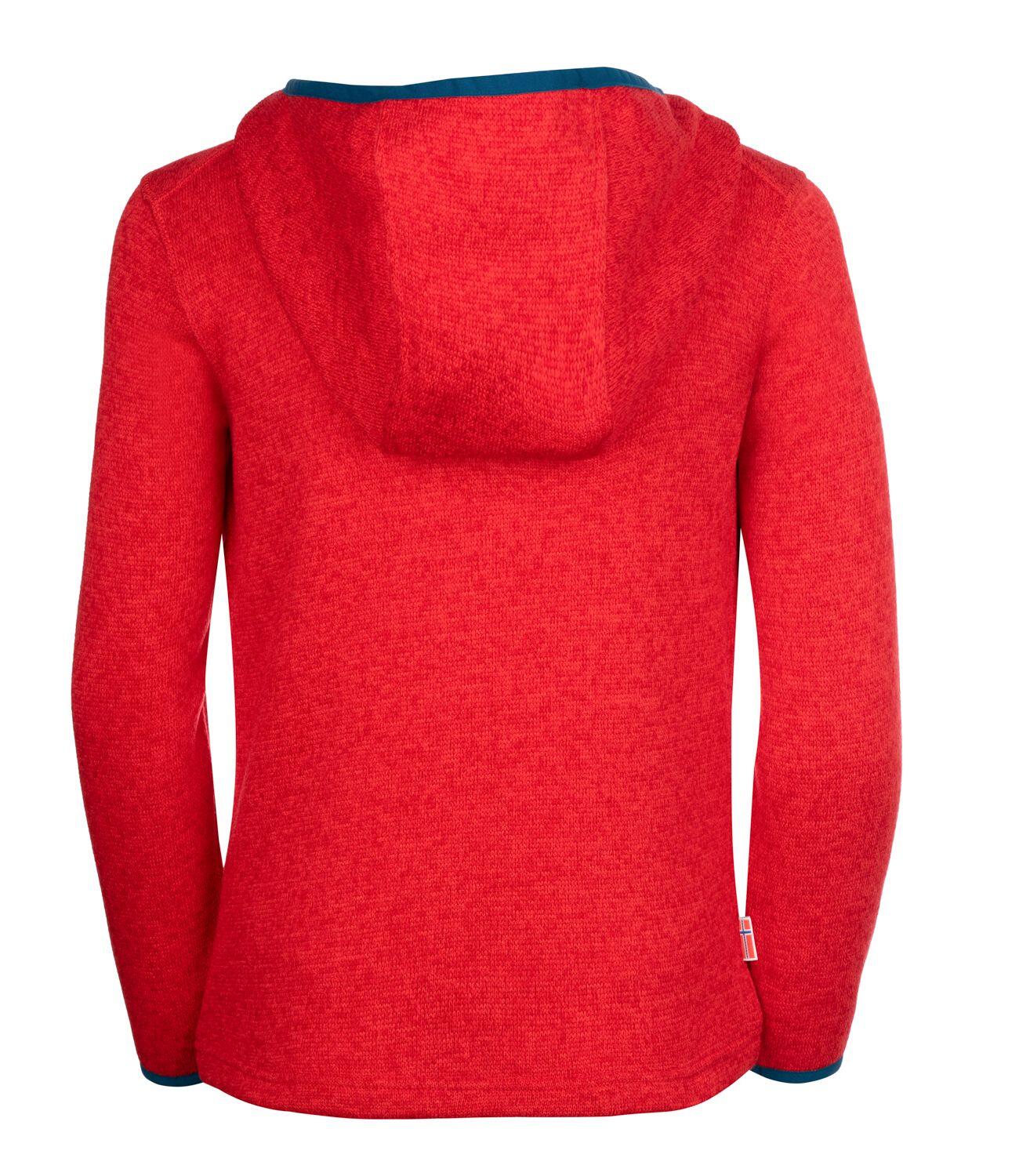 Veste polaire enfants Jondalen XT rouge/bleu dauphin 2/2