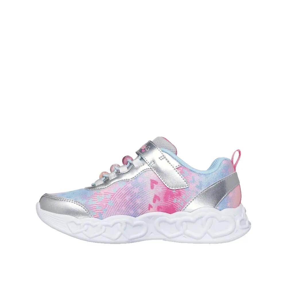 Skechers Infinite Heart Lights - Heart Jewels Argent/Multi 5/5