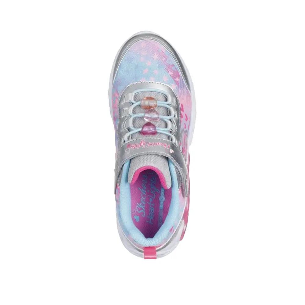 Skechers Infinite Heart Lights - Heart Jewels Argent/Multi 3/5