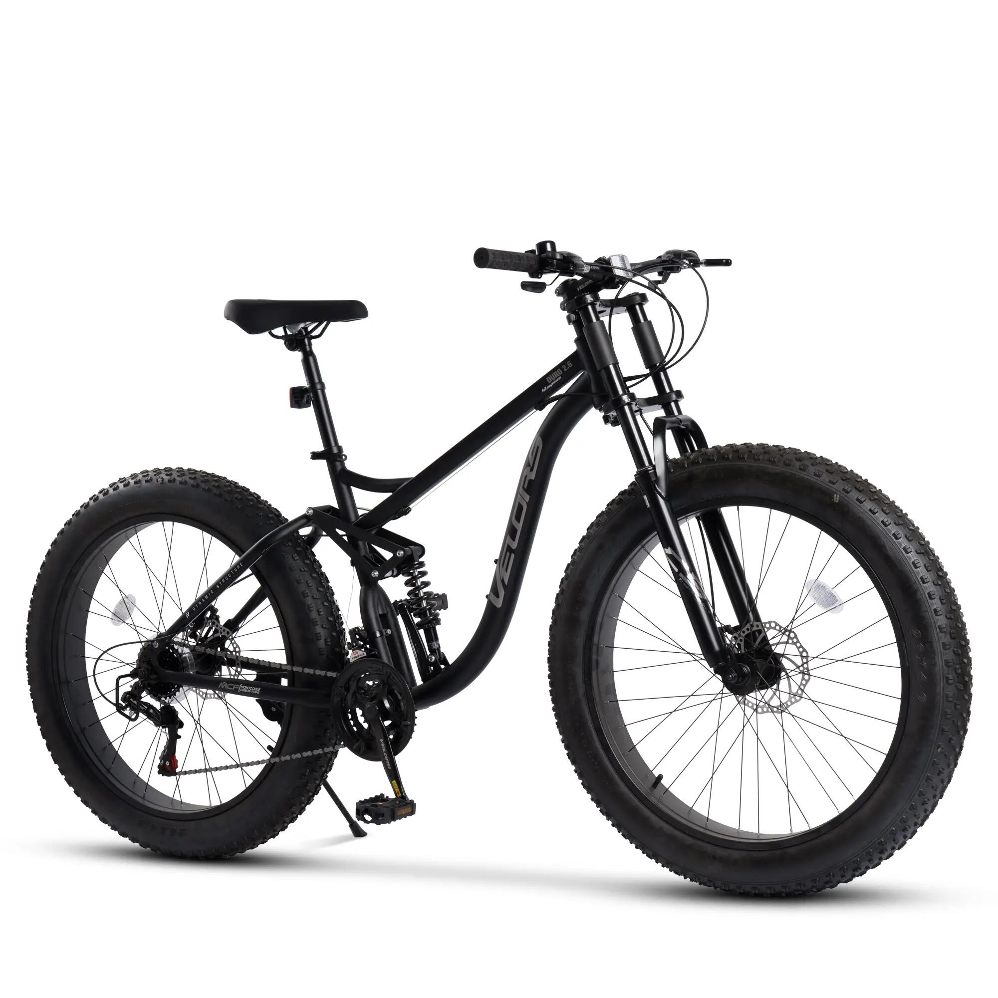 Bicicletă MTB cu suspensie integrala Duro 21v Negru/Gri 3/9