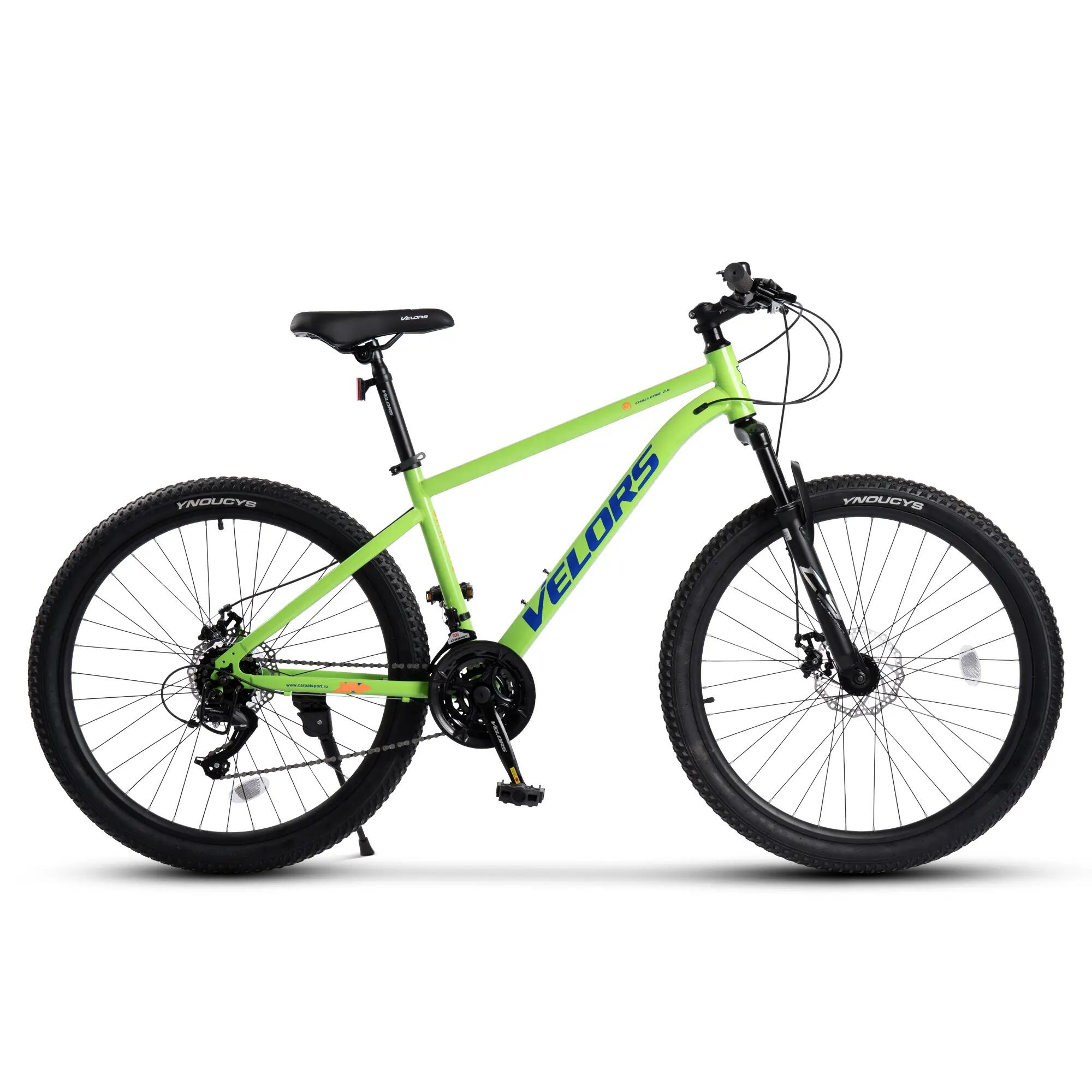 Bicicletă MTB cu suspensie integrala Challenge 21v Verde/Albastru