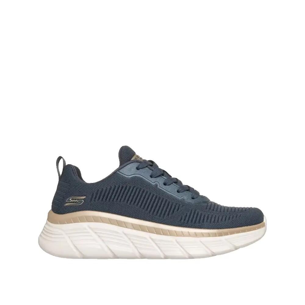 Skechers Bobs B Flex Hi Marineblauw/Goud 3/3