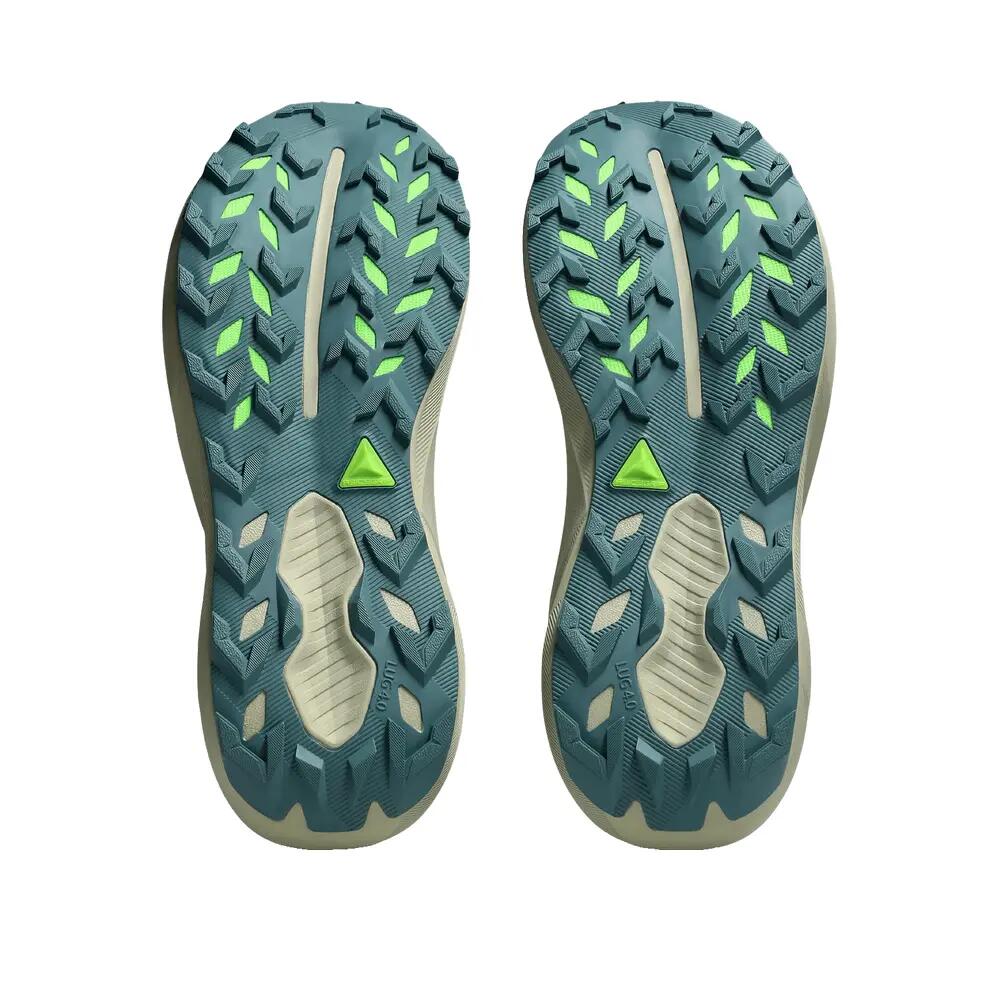 Sapatos de trail ASICS Trabuco 14 Azul Oceano/Foggy Teal 3/8