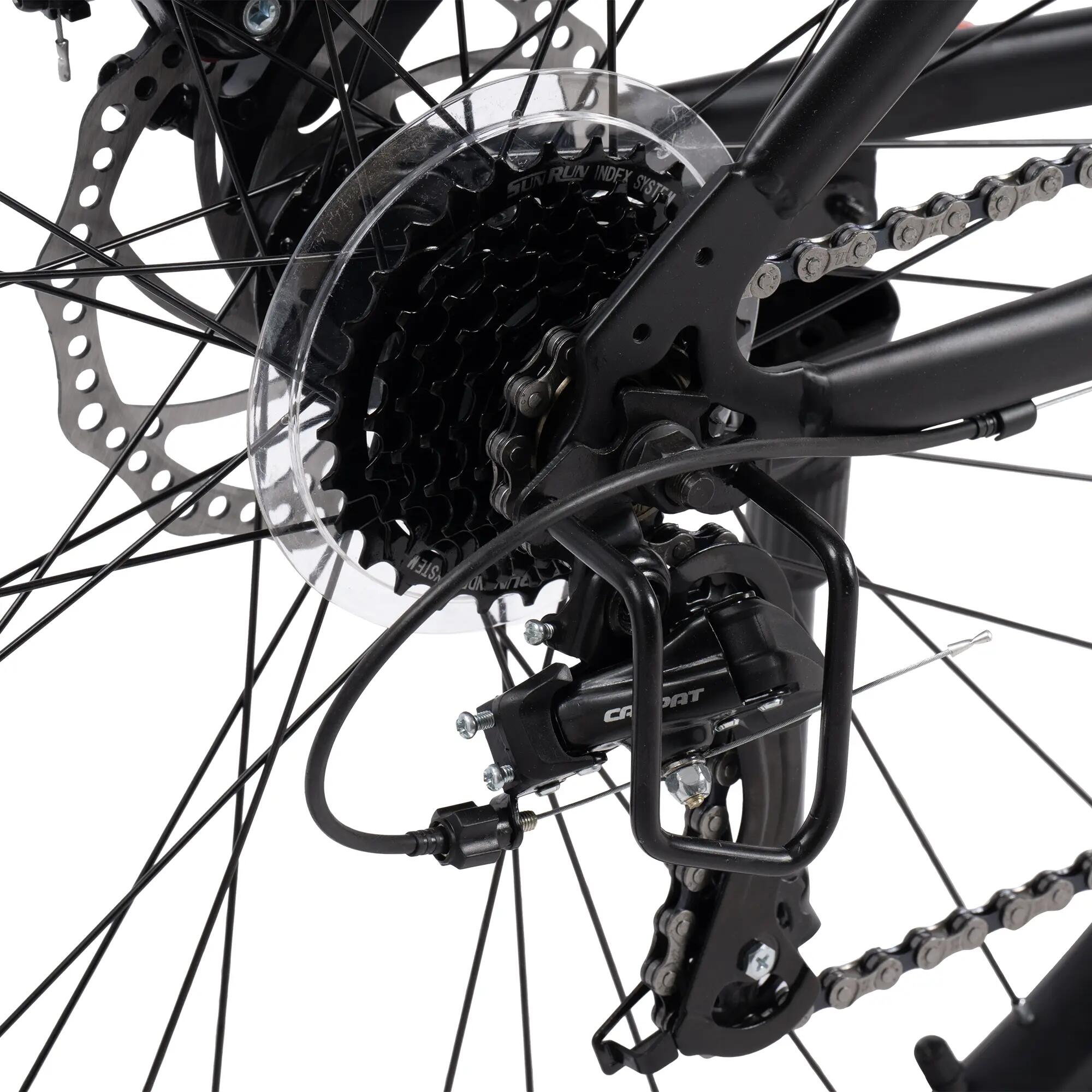 Bicicletă MTB cu suspensie integrala Challenge 21v Negru/Gri 6/9