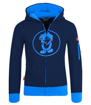 Hoodie Pullover mit Kapuze Sortland Kirschrot/Koralle