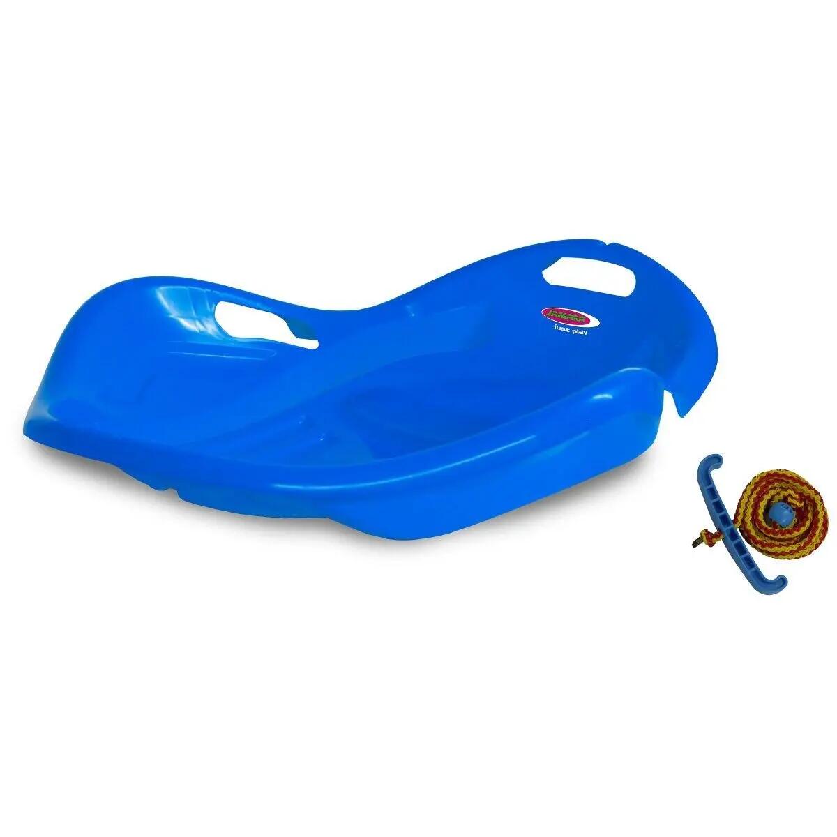 Luge - sport d’hiver - légère, robuste - Snow Play Bob Speed - bleue 2/6