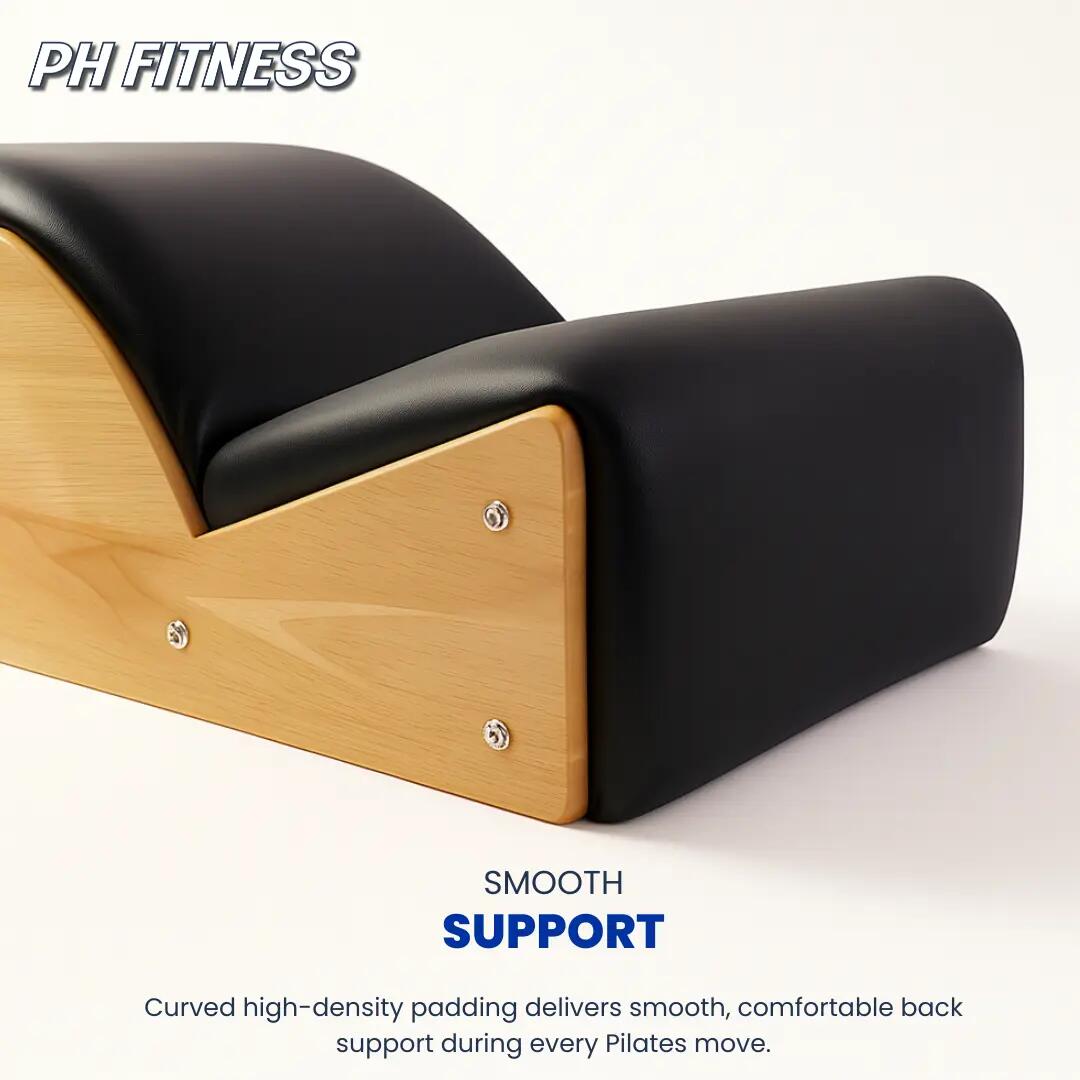 Pilates Spine Corrector - wooden Arc Barrel with handles 5/7