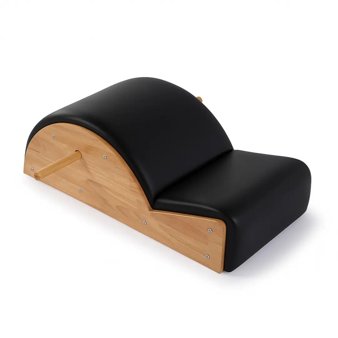 Pilates Spine Corrector - wooden Arc Barrel with handles 2/7