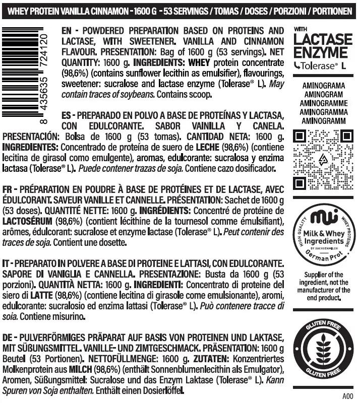 LIFE PRO WHEY 1600G - Proteína Whey de Suero de Leche 2/3