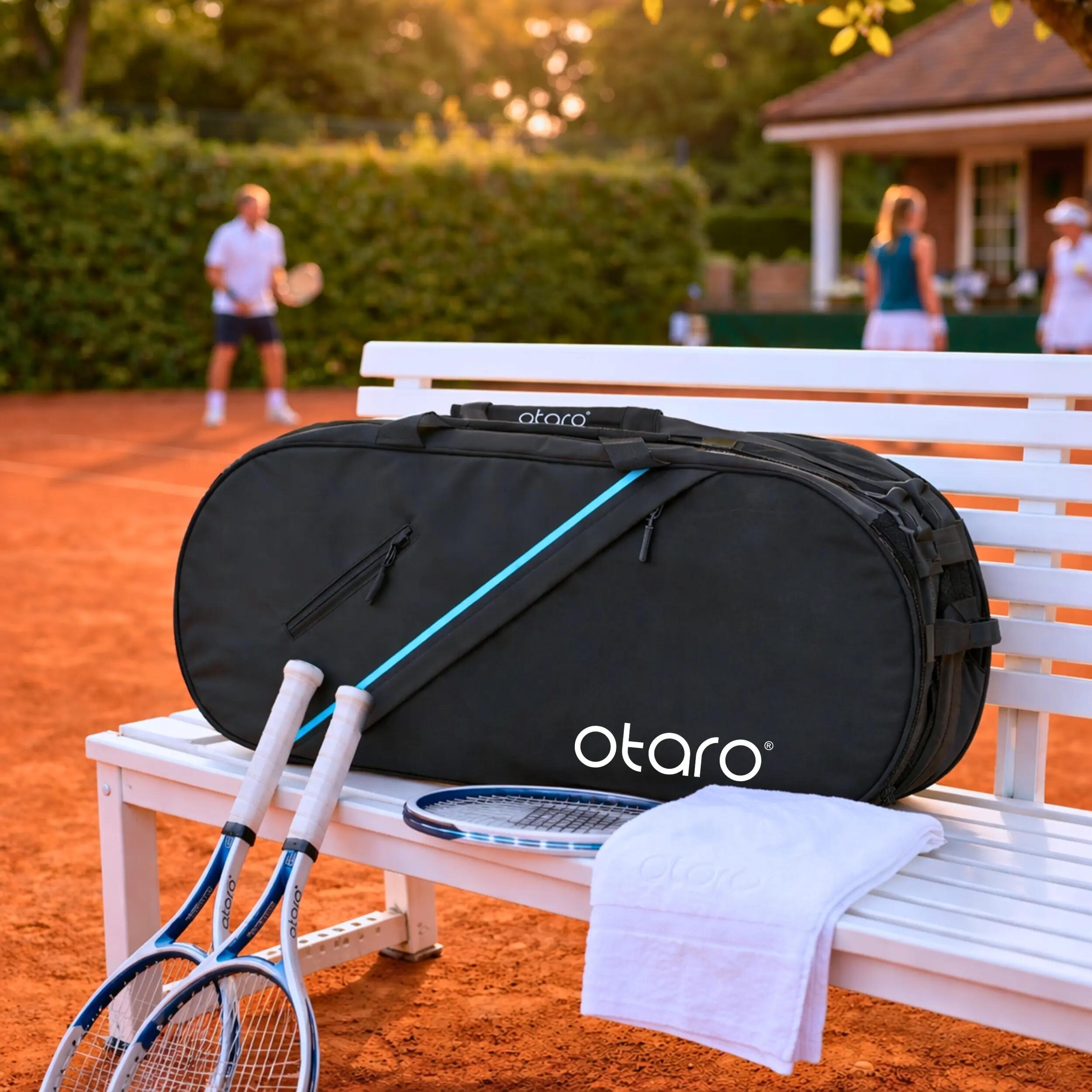 Borsa da tennis con scomparto per racchette per 6-10 racchette | 100L BLU 8/8