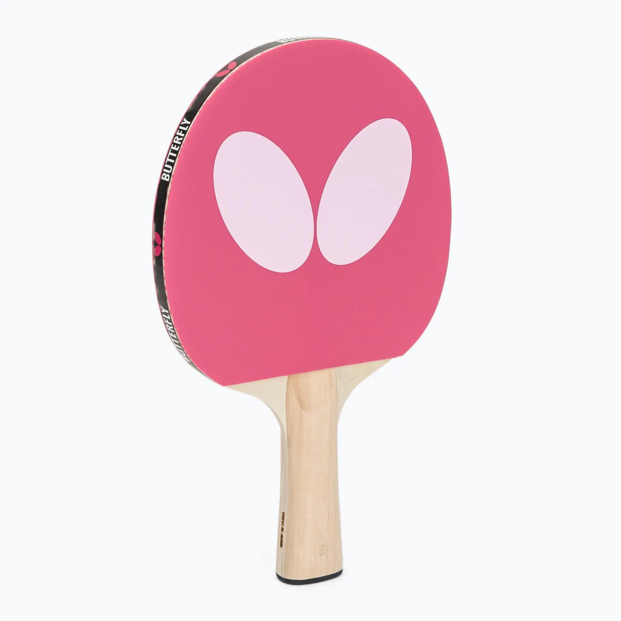 BUTTERFLY LOGO RACKET pink 7/7