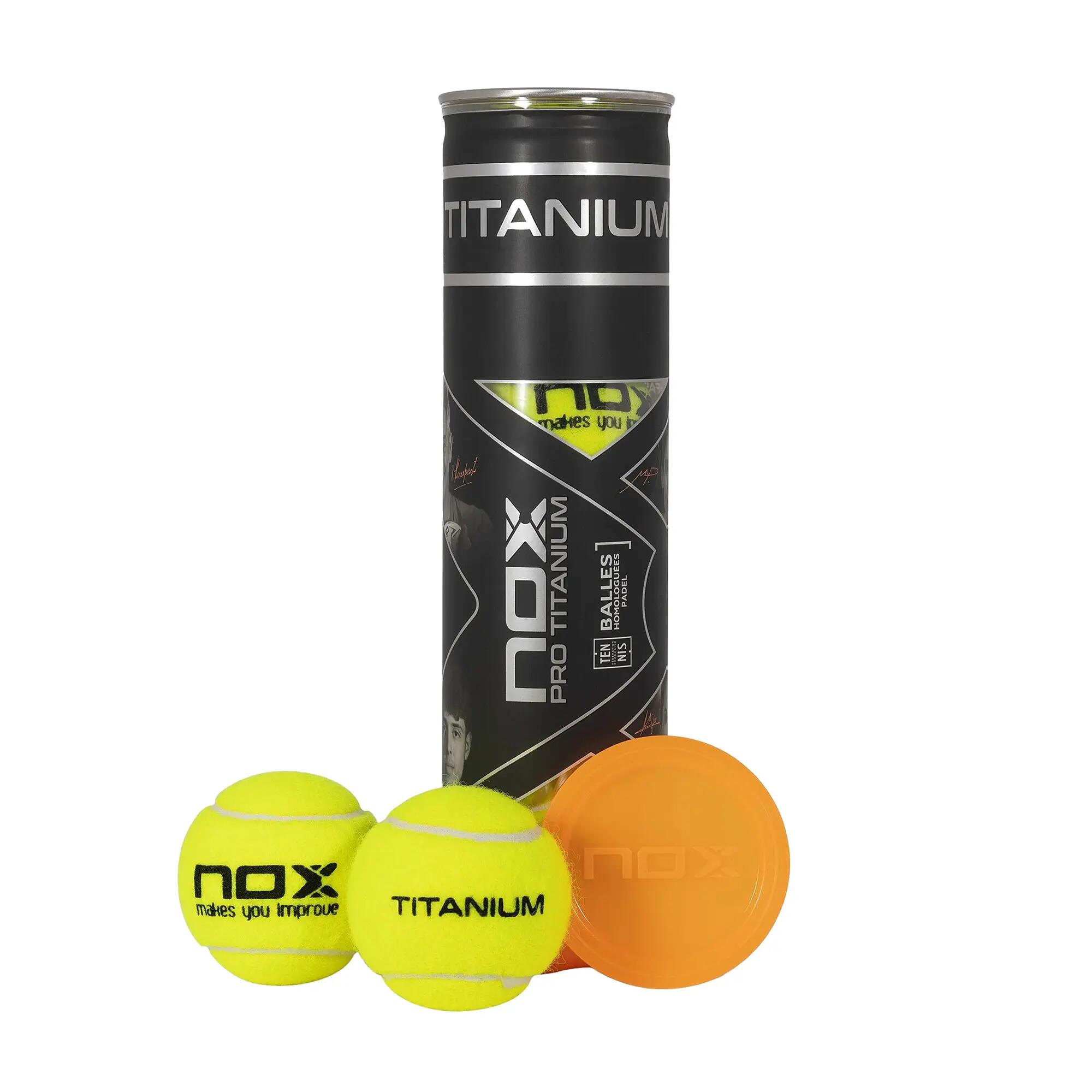 JAR OF 4 NOX PRO TITANIUM BALLS 3/3