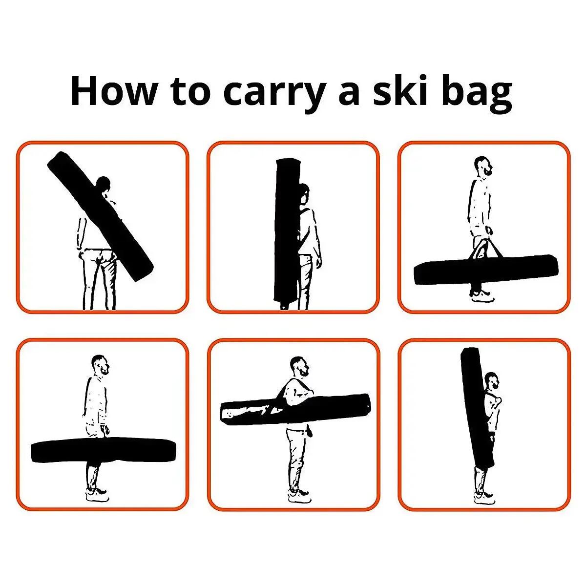 Pokrowiec na 2 pary nart Snowsport Prestige Double Ski Bag 13/15