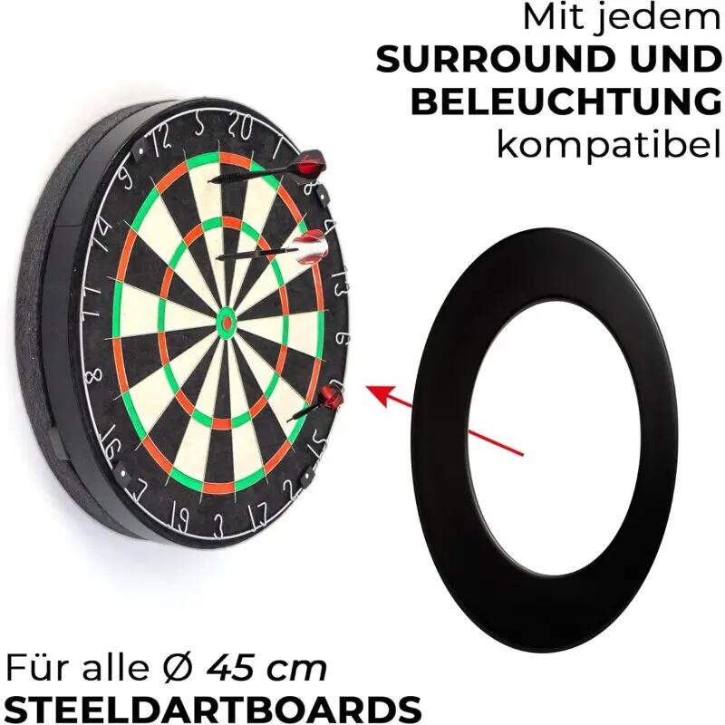Karella Schallschutz Compact Ø45 cm Silencer für Steeldartboards 5/6