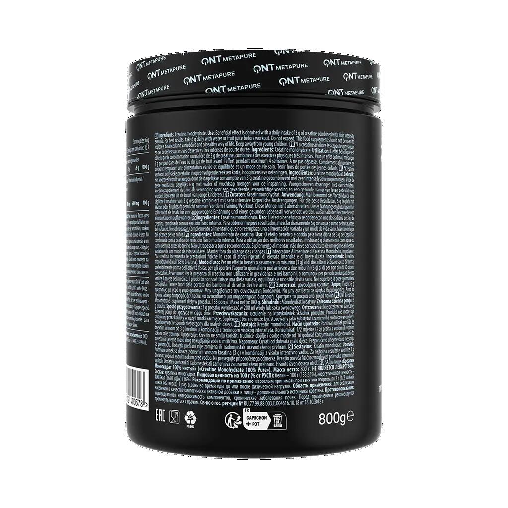 Creatine monohydraat puur poeder - 800 g 3/4