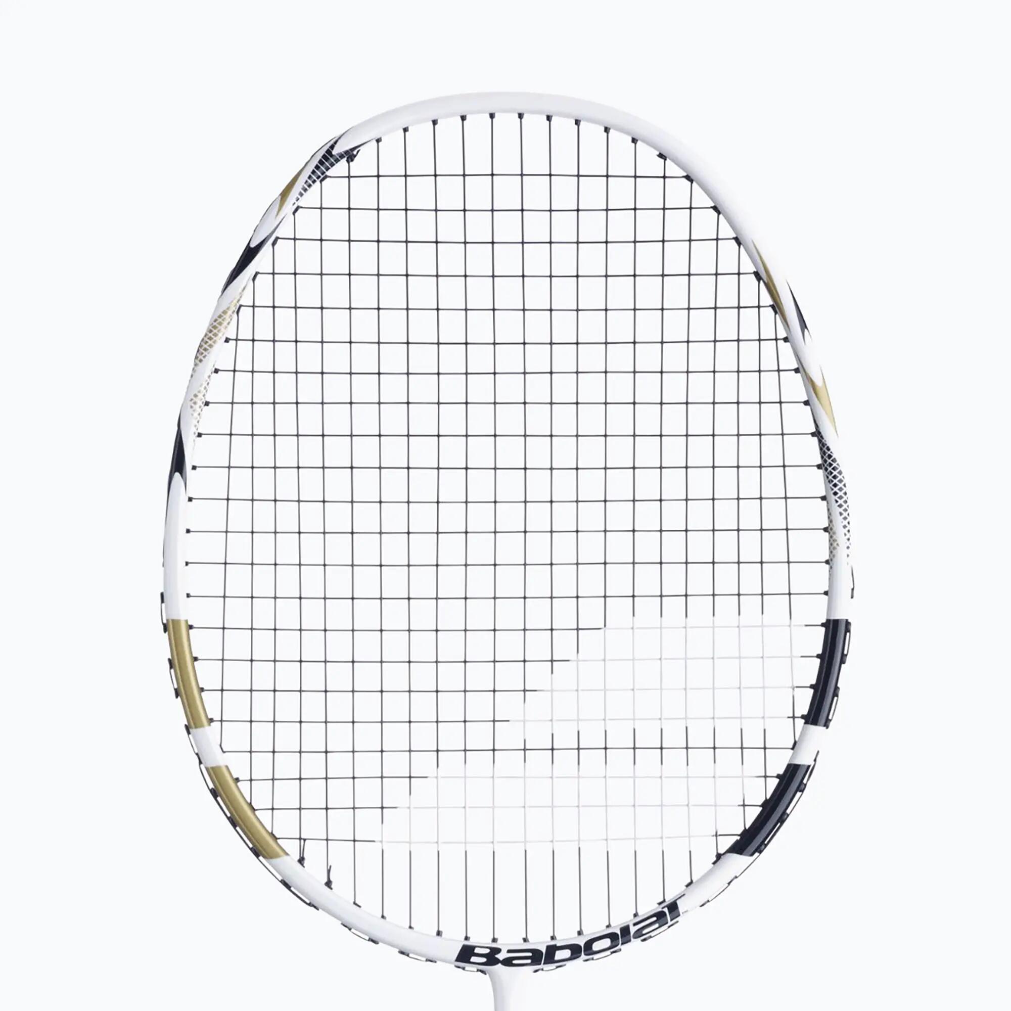 BABOLAT PRIME CARBON WEISS/GOLD 7/7