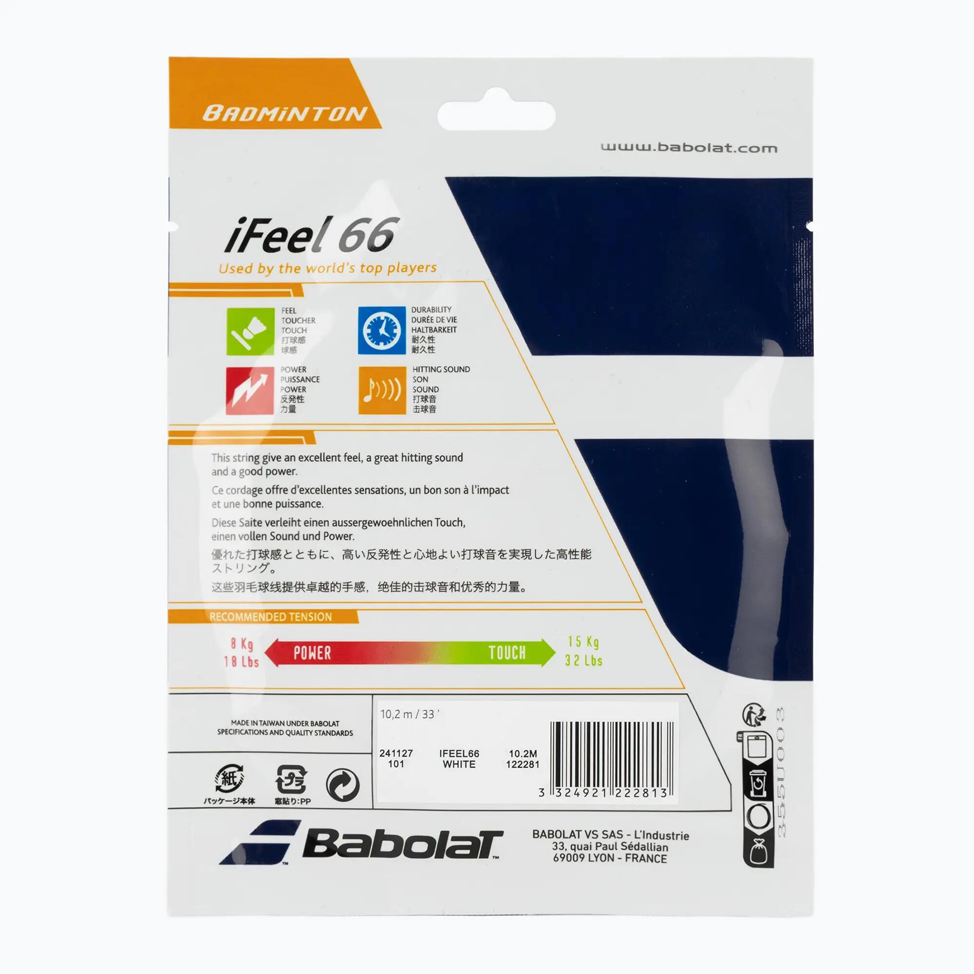 Cordage de badminton Babolat iFeel 66 2/3