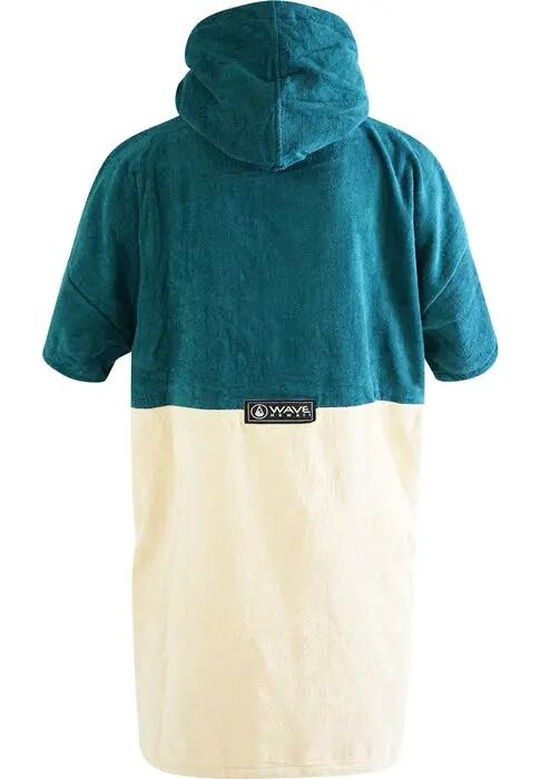 Poncho Wave Hawaii em veludo de algodão, cor petróleo, tamanho M (WH4020) 9/9