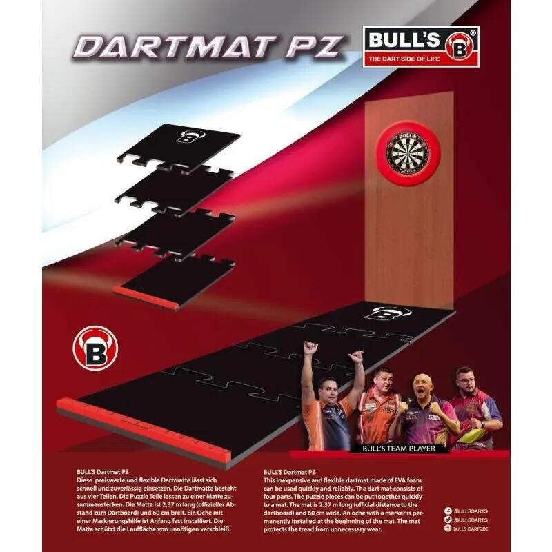 Protector Suelo Dart Mat Puzzle Bulls DE 2/3