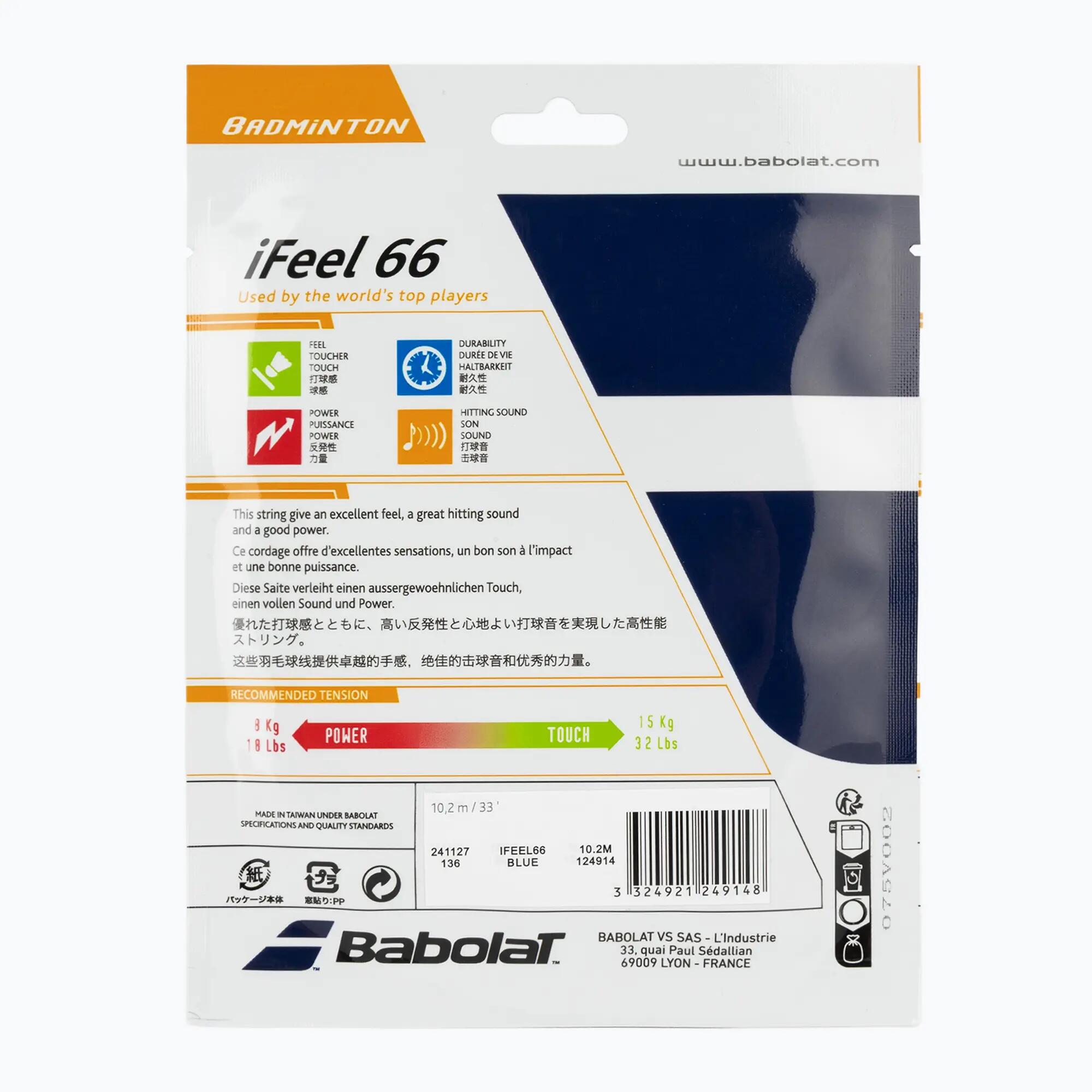 Naciąg do badmintona Babolat iFeel 66 10,2 m 2/3