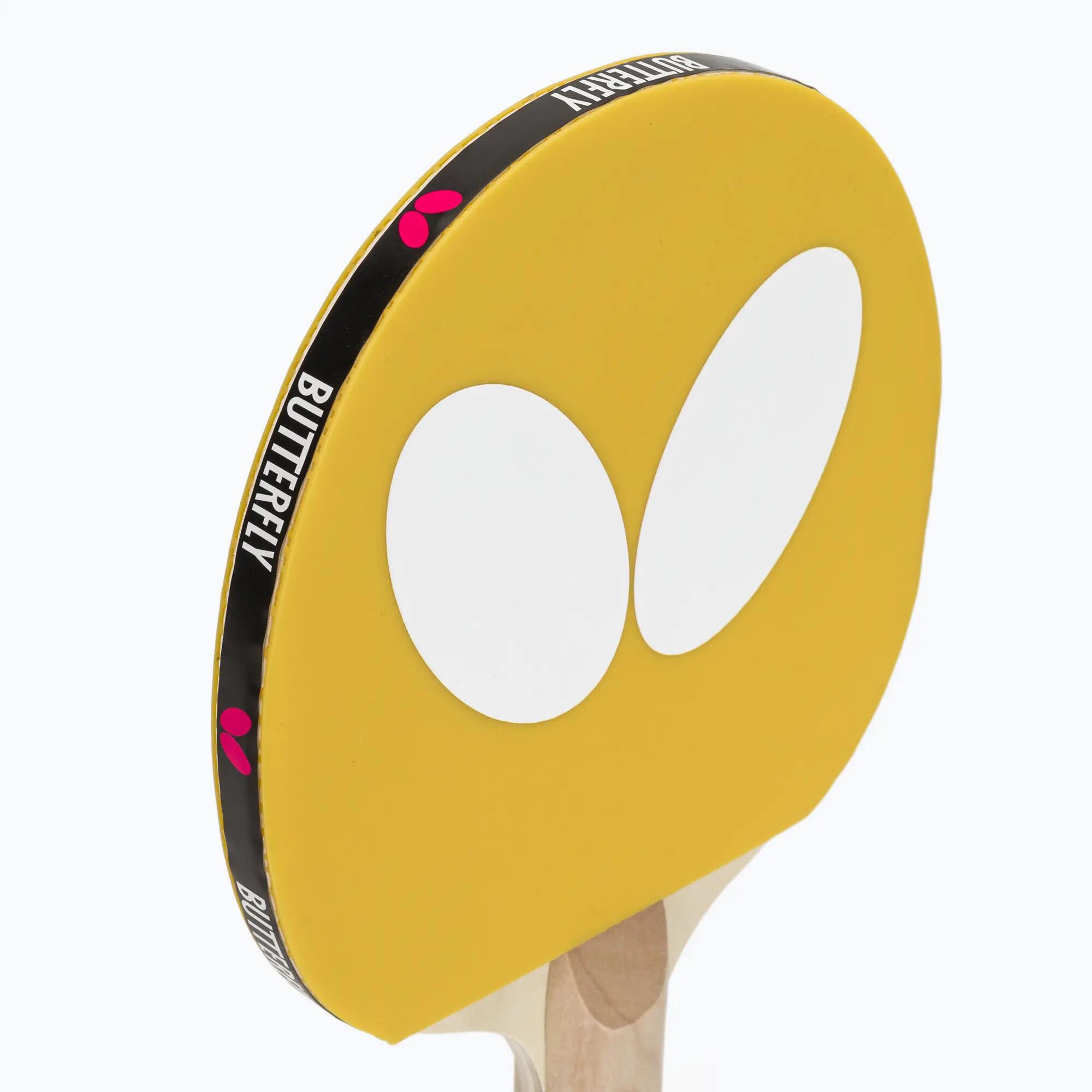 BUTTERFLY LOGO RACKET yellow 6/7