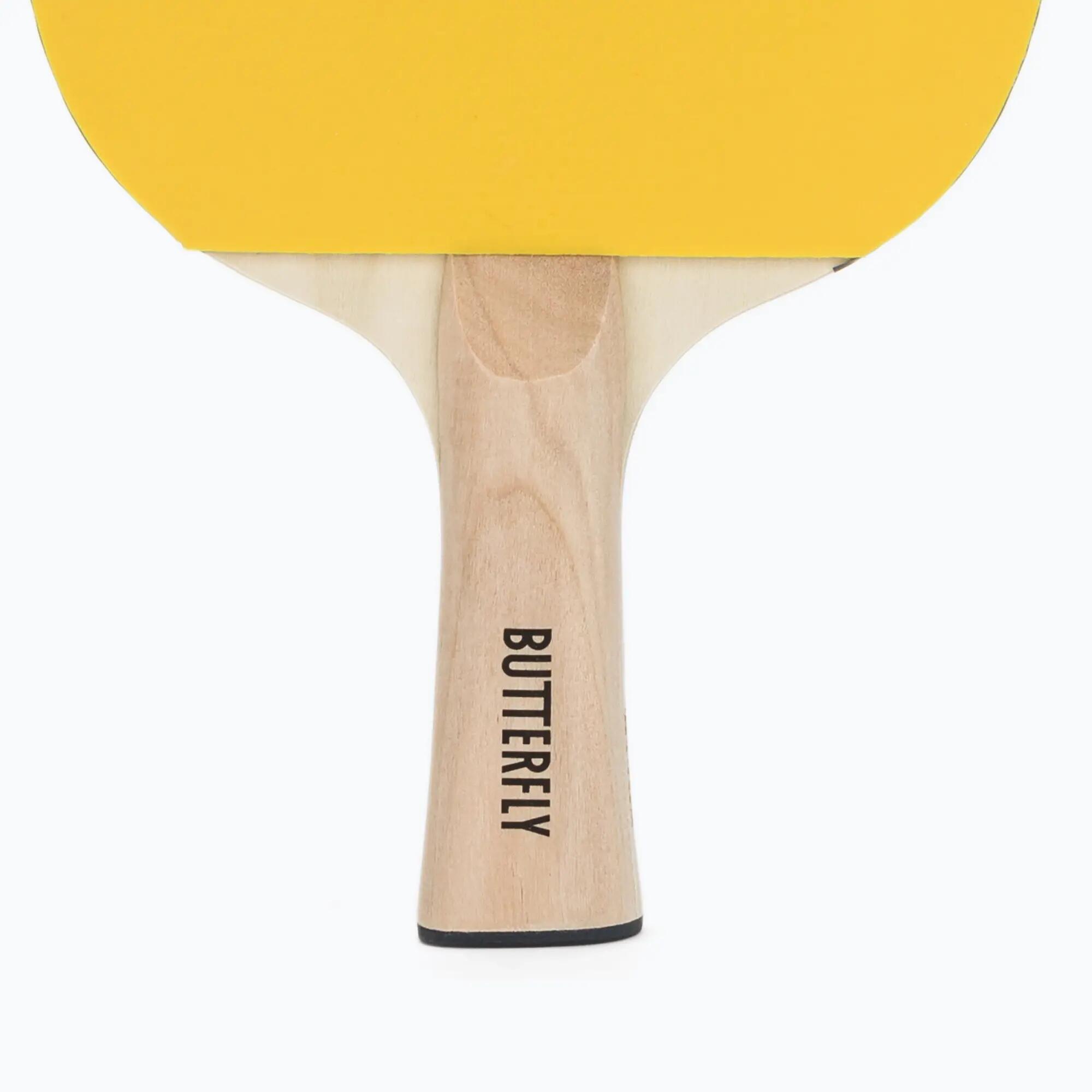 BUTTERFLY LOGO RACKET yellow 4/7