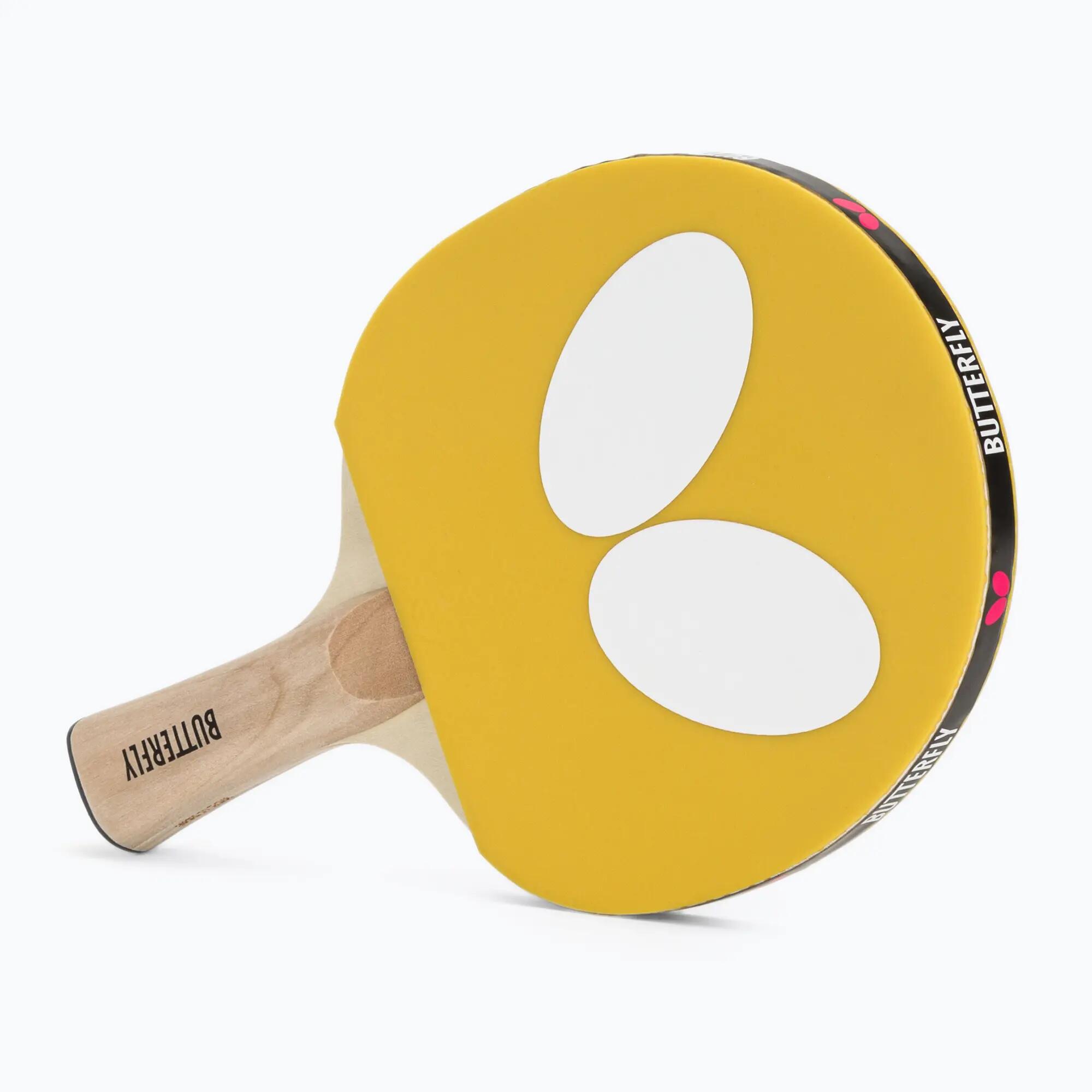 BUTTERFLY LOGO RACKET yellow 3/7