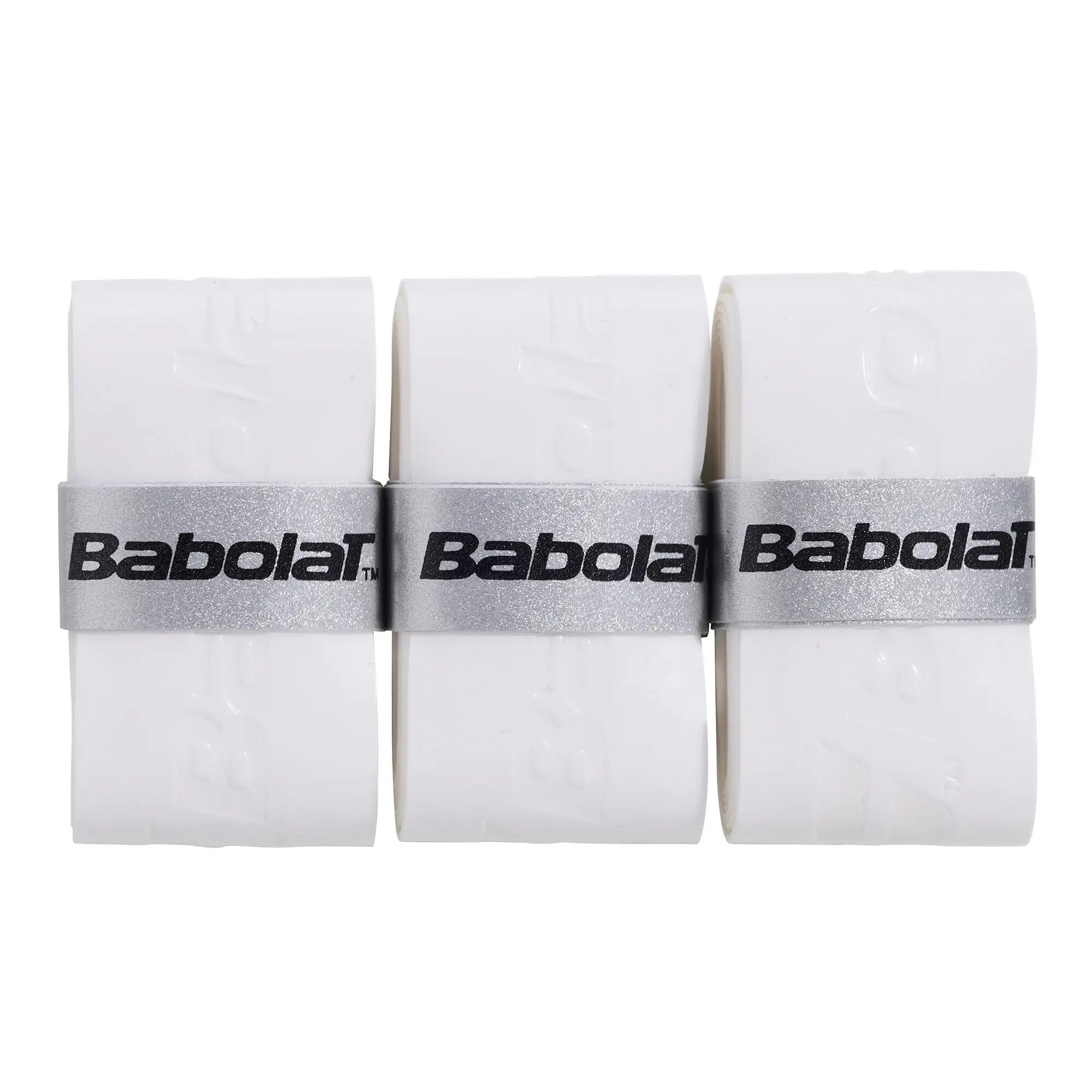 BLISTER 3 PCS. BABOLAT COMFORT PADEL X3 WHITE 5/5