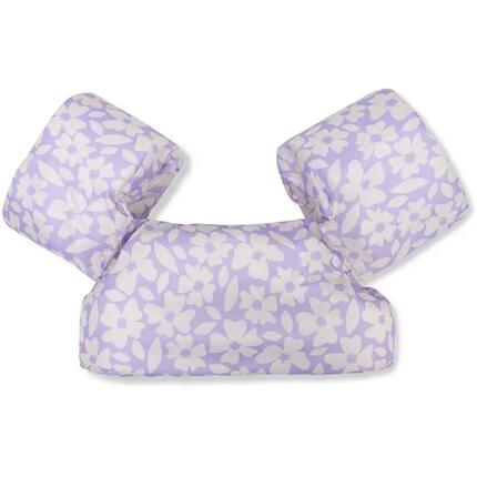 Ceinture de natation violet imprimé fleuri 2 à 6 ans