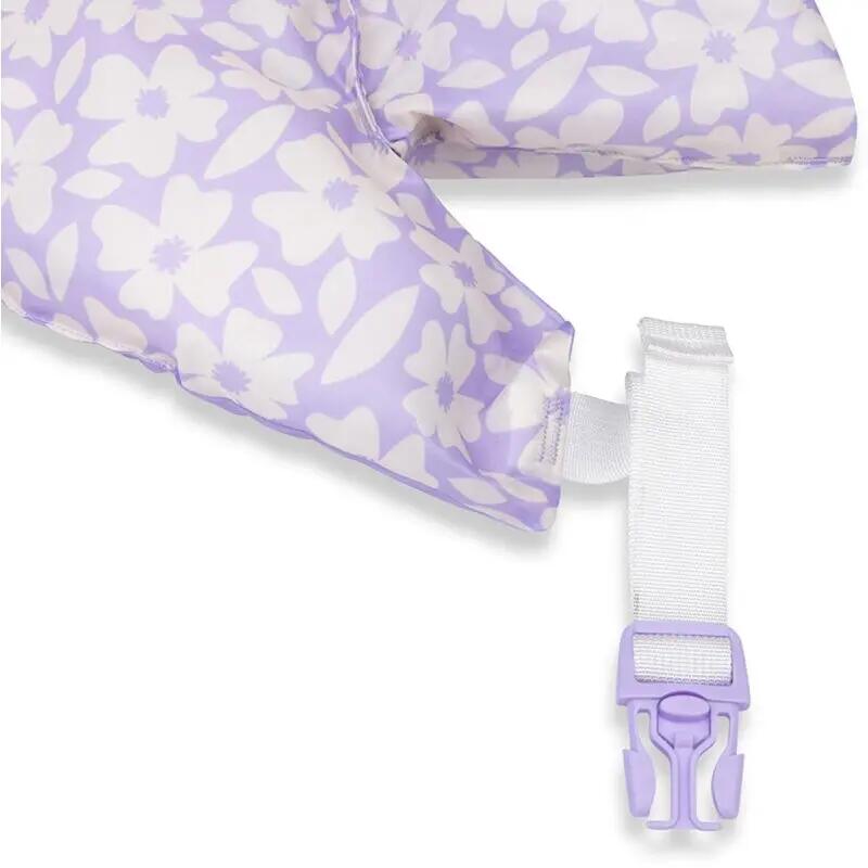 Ceinture de natation violet imprimé fleuri 2 à 6 ans 2/6