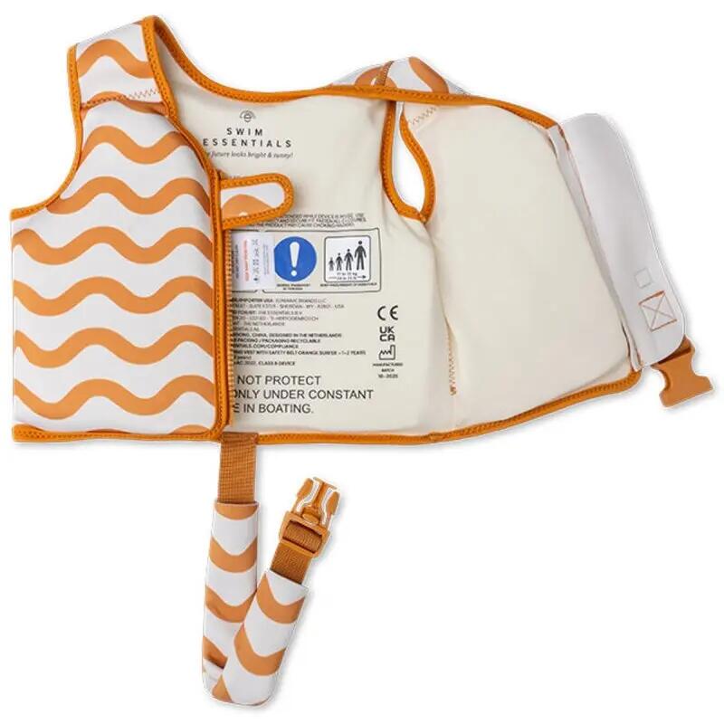 Gilet de sauvetage orange surfer 2 à 3 ans 2/5