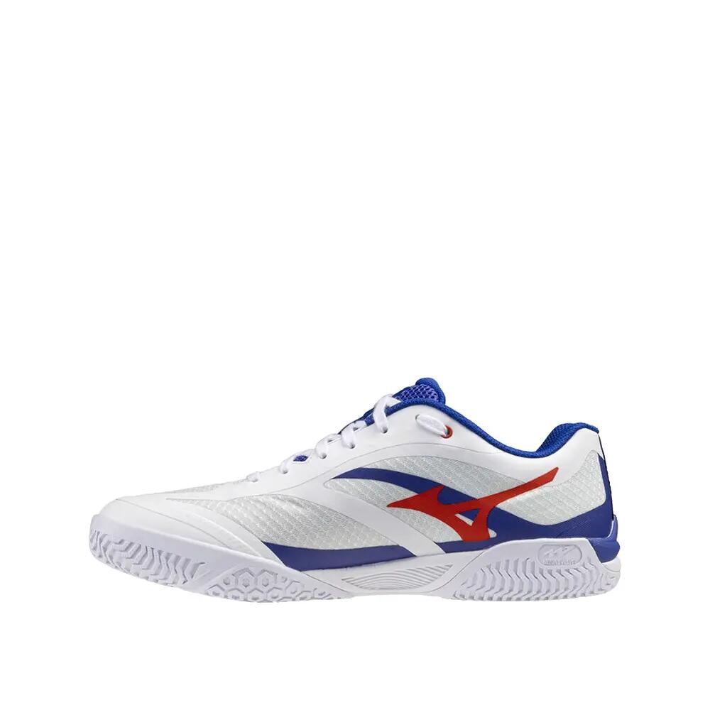 Herren - tischtennis - schuhe - wave medal 8 - weiß/pink 5/5